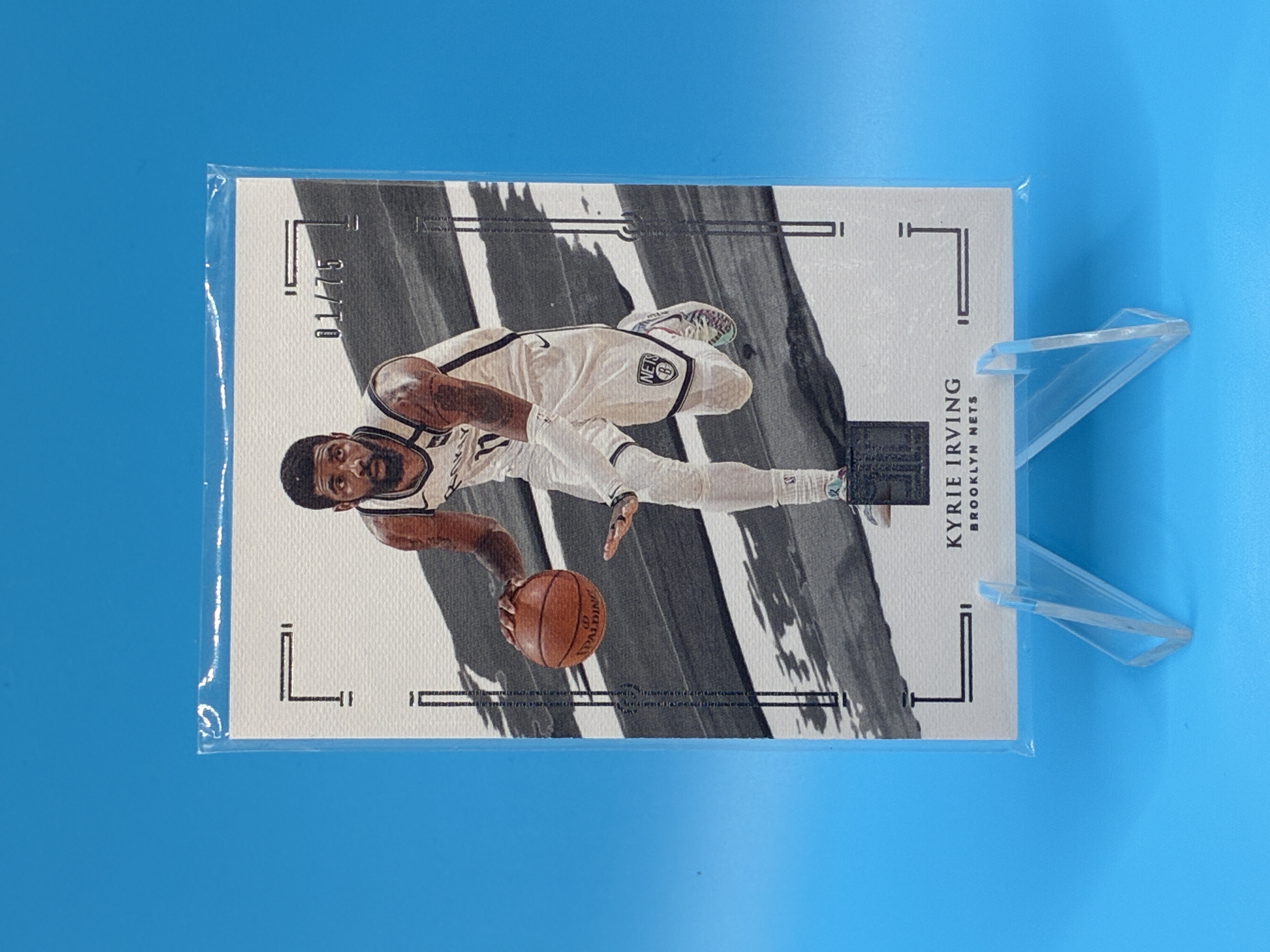 2020/2021 Panini Impeccable Kyrie Irving 1/75 #39 Brooklyn Nets – Vorderseite