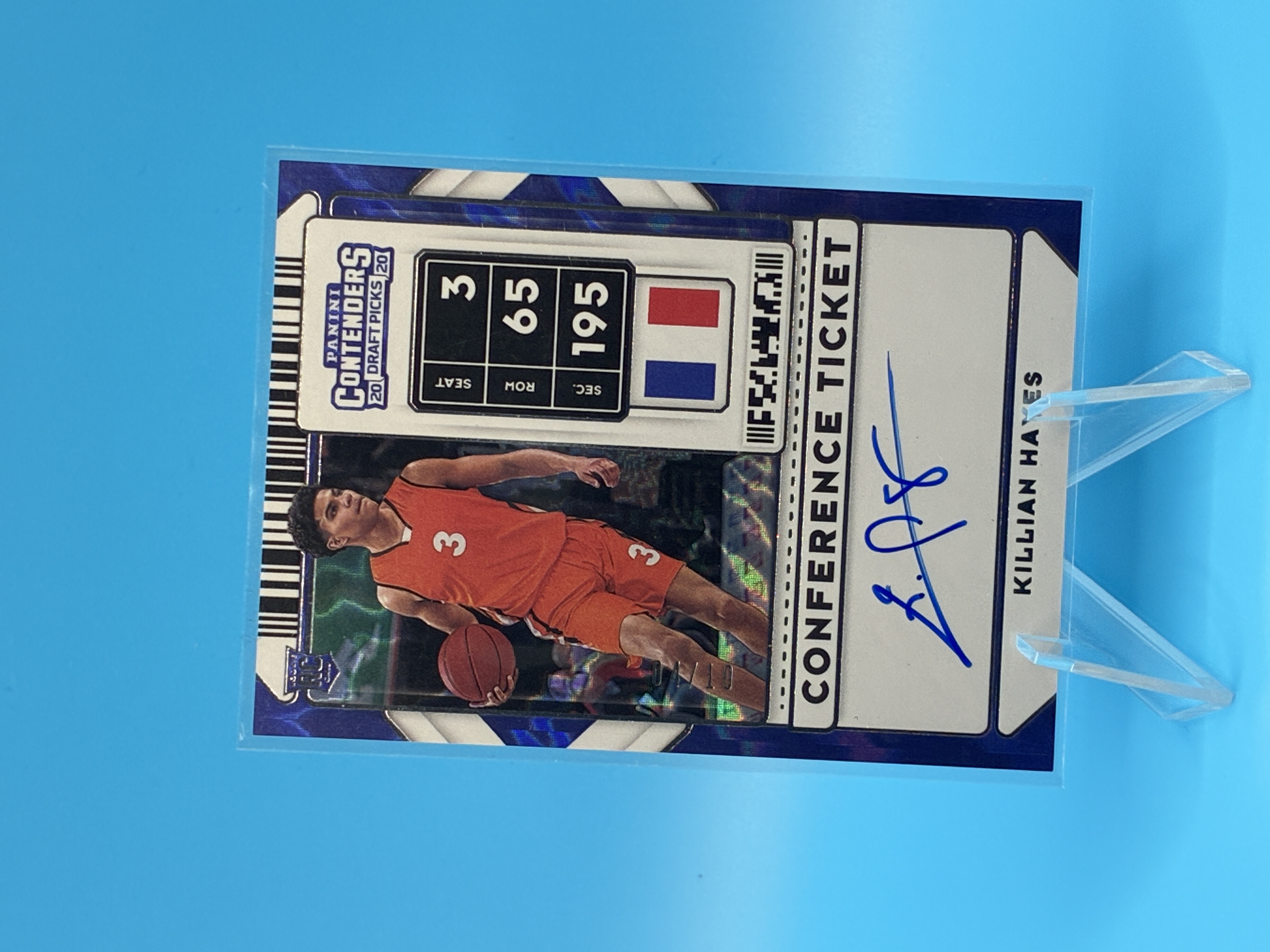 2020/2021 Panini Contenders Draft Picks Killian Hayes /10 #3 Detroit Pistons – Vorderseite