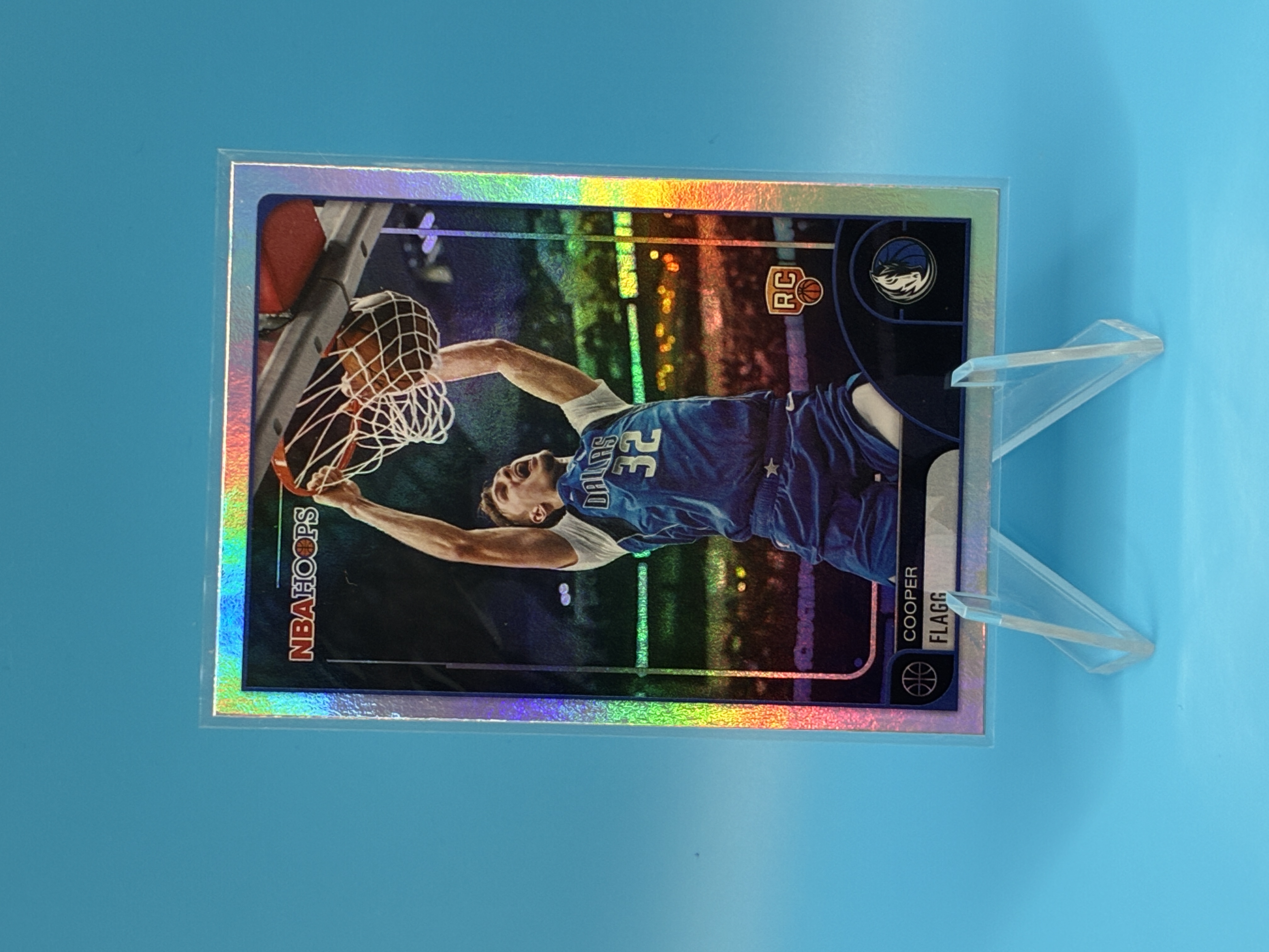 2025/2026 Topps NBA Hoops Cooper Flagg #35 Dallas Mavericks – Vorderseite