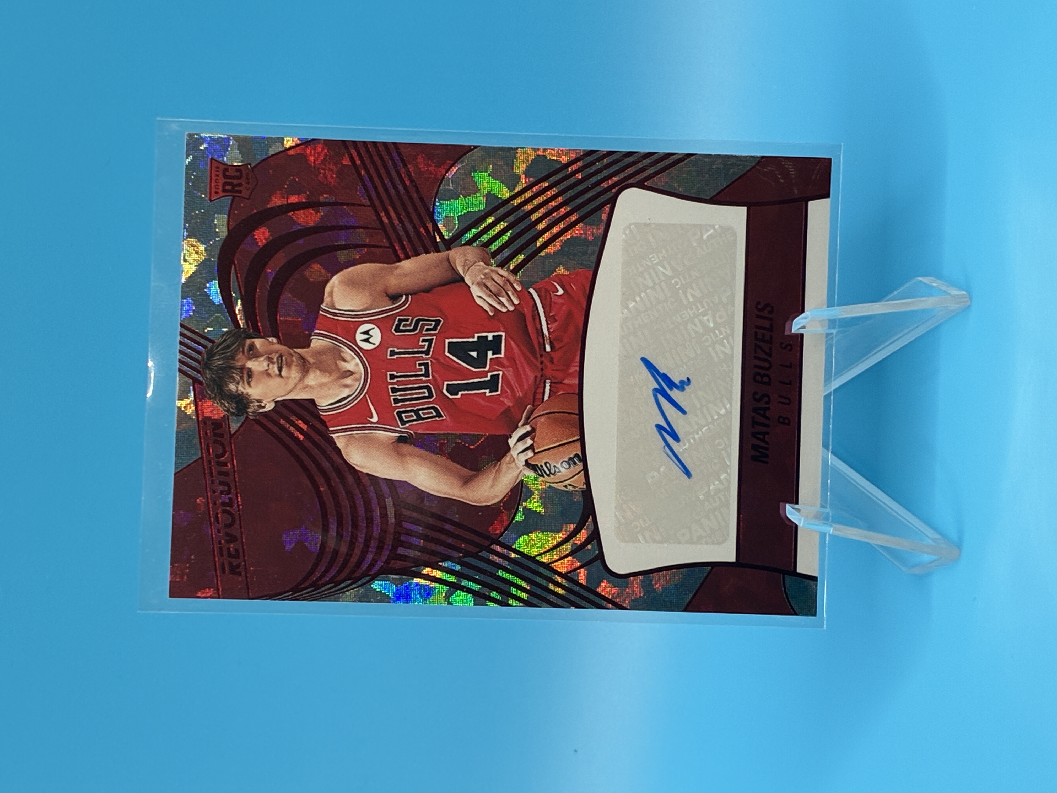 2024/2025 Panini Revolution Matas Buzelis New Year 14/28 #RA-BUZ Chicago Bulls – Vorderseite