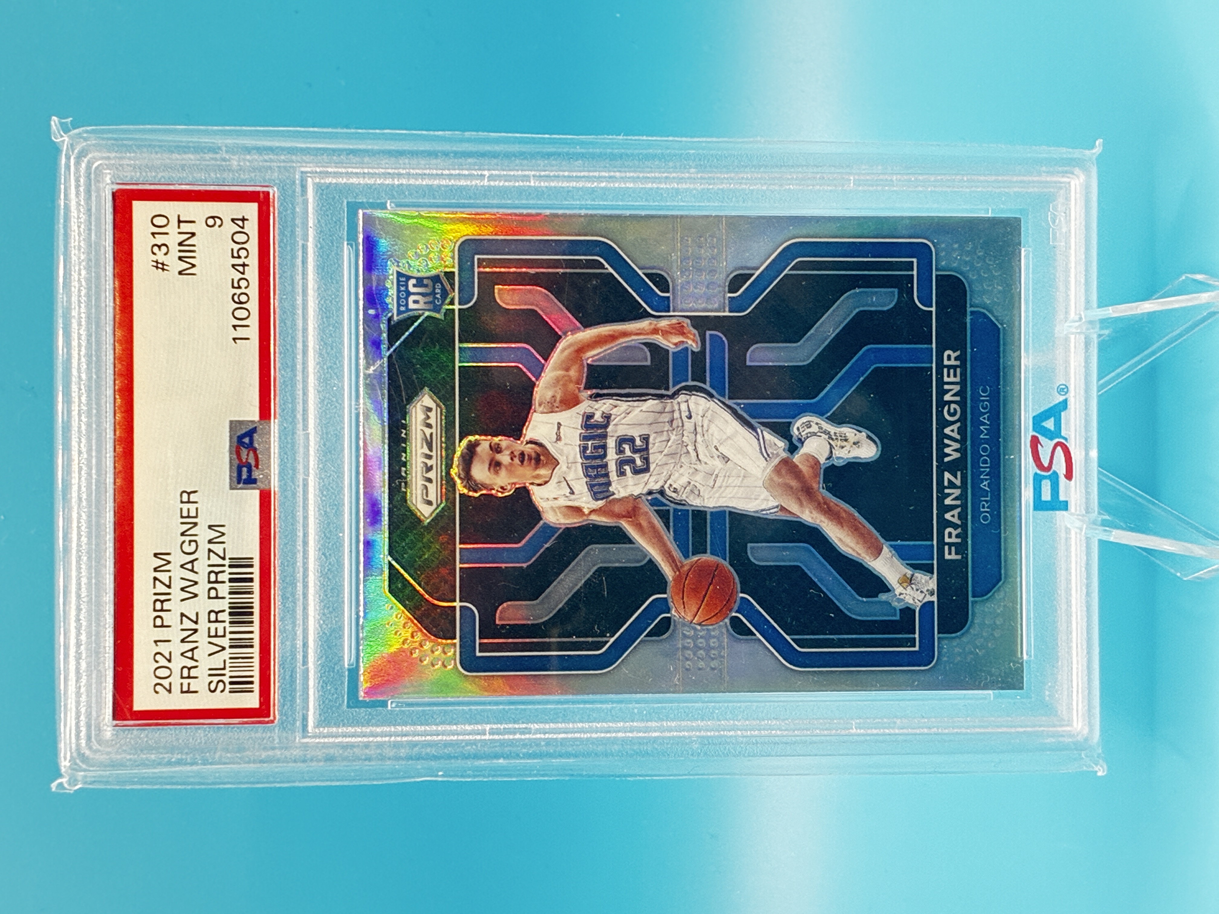 2021/2022 Panini Prizm Franz Wagner Silver Prizm #310 Orlando Magic – Vorderseite