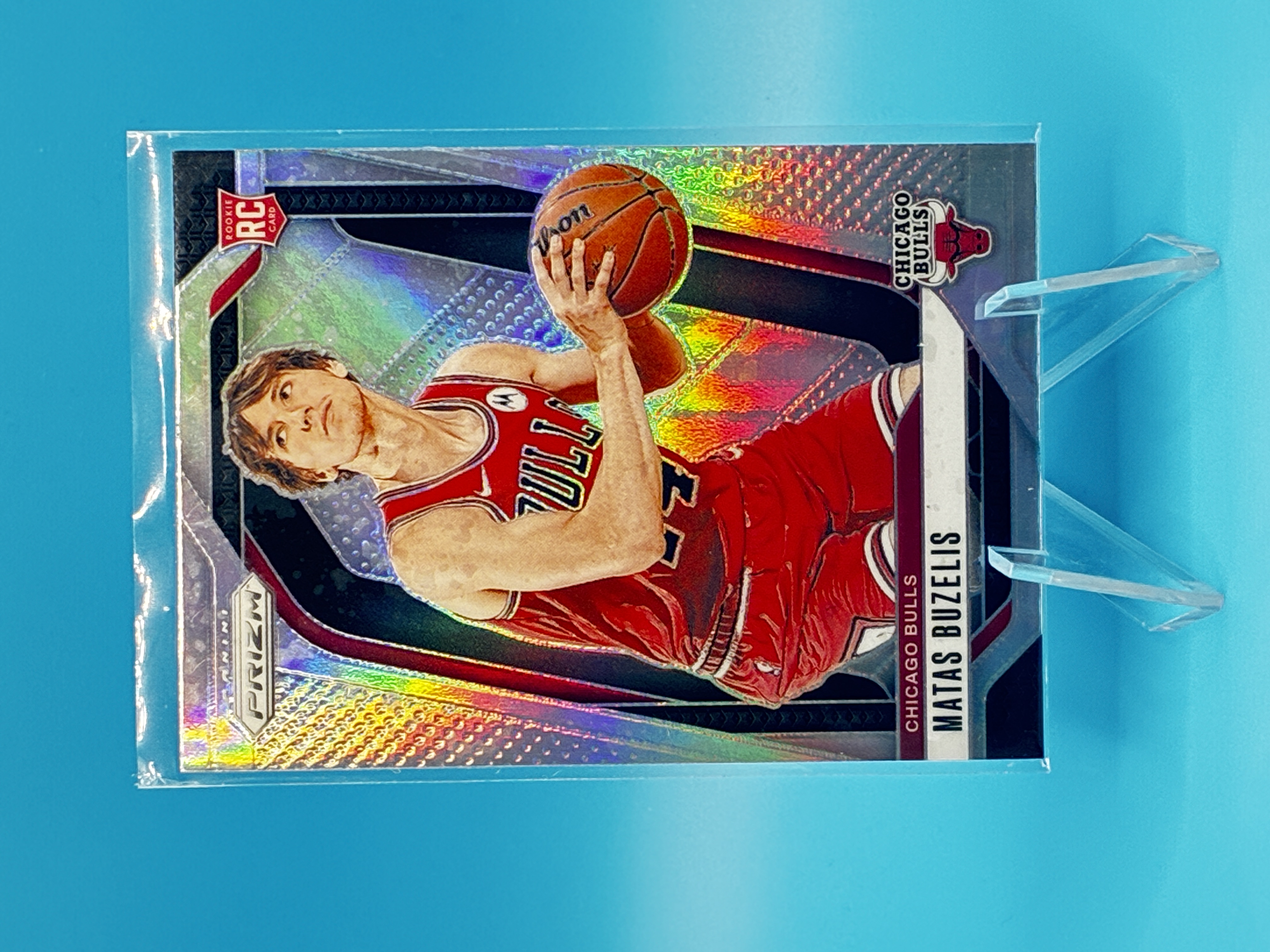 2024/2025 Panini Prizm Matas Buzelis Silver #252 Chicago Bulls – Vorderseite