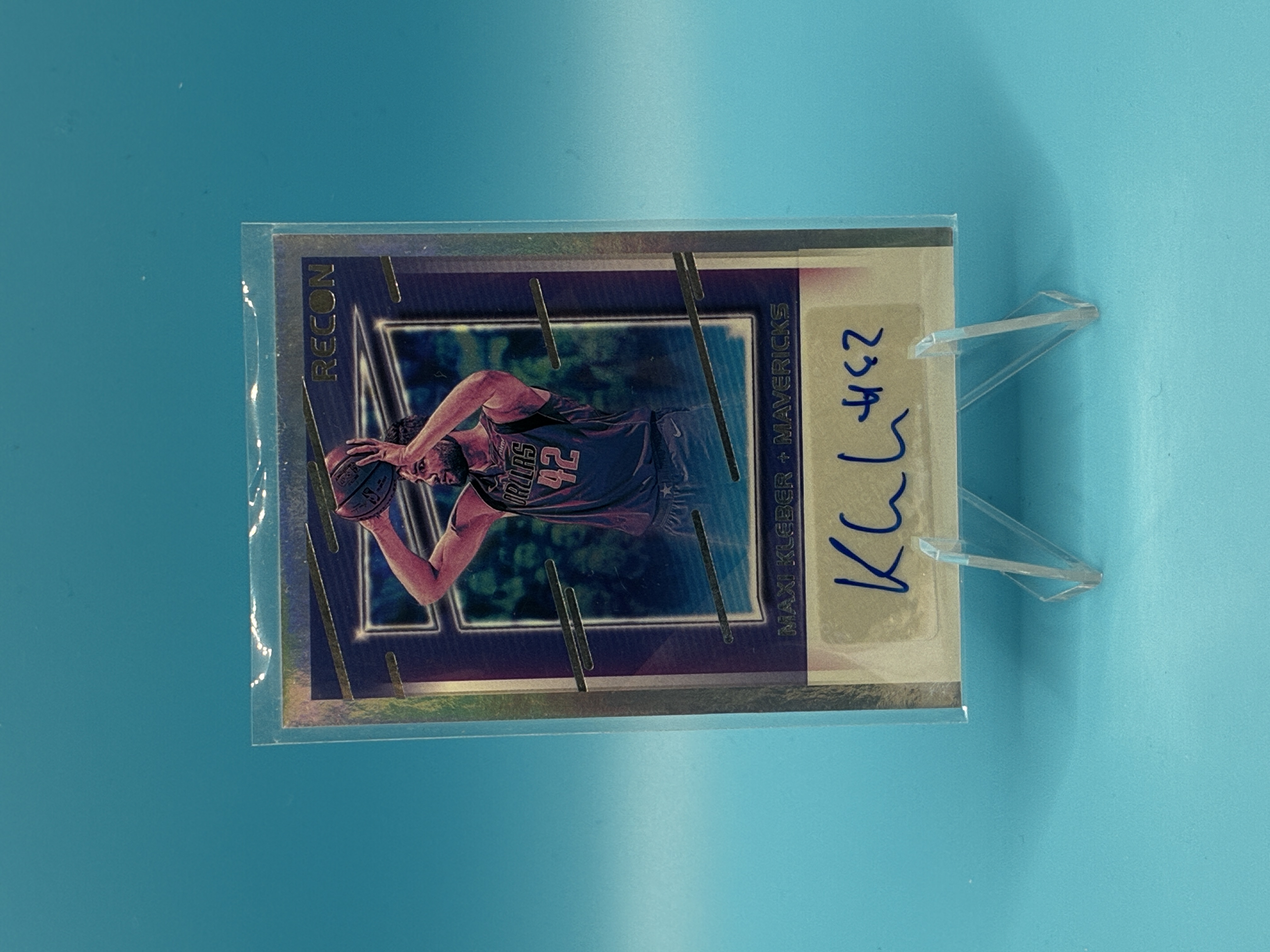 2020/2021 Panini Recon Maxi Kleber Signatures #RS-MAX Dallas Mavericks – Vorderseite