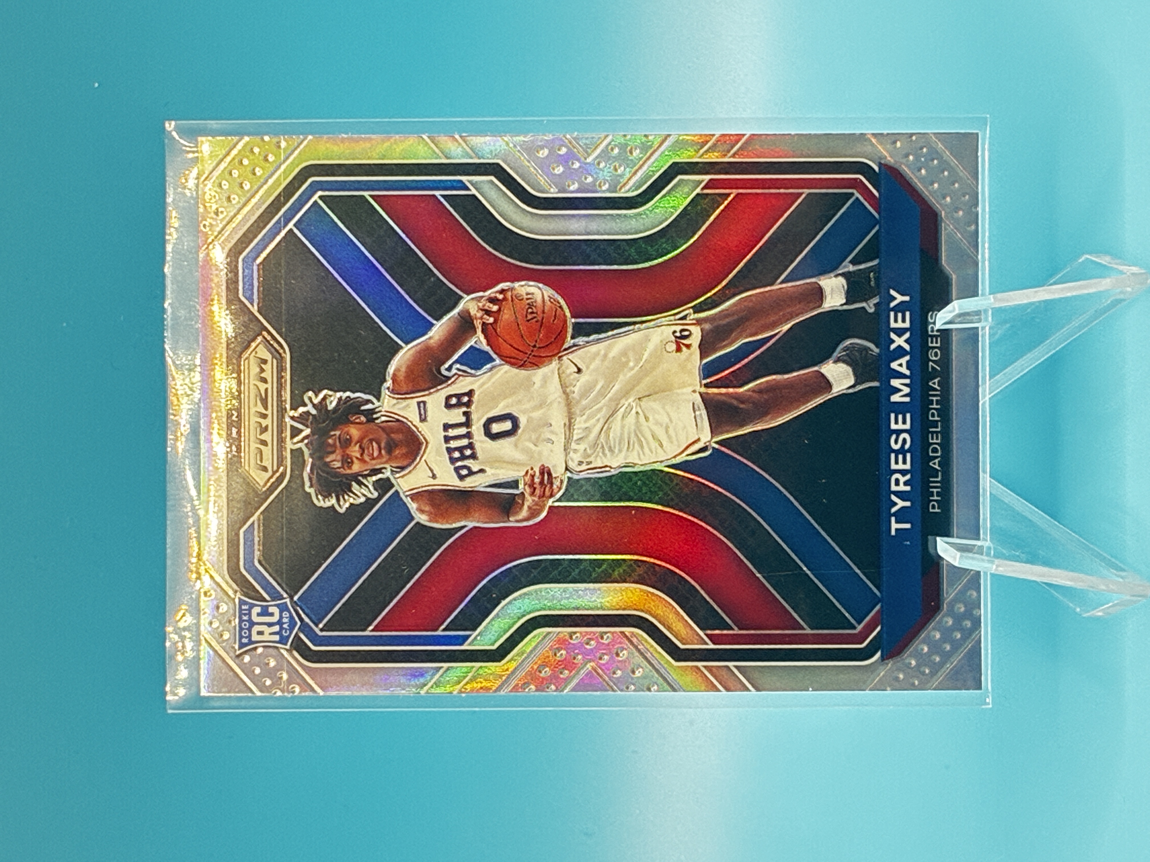 2020/2021 Panini Prizm Tyrese Maxey #256 Philadelphia 76ers – Vorderseite