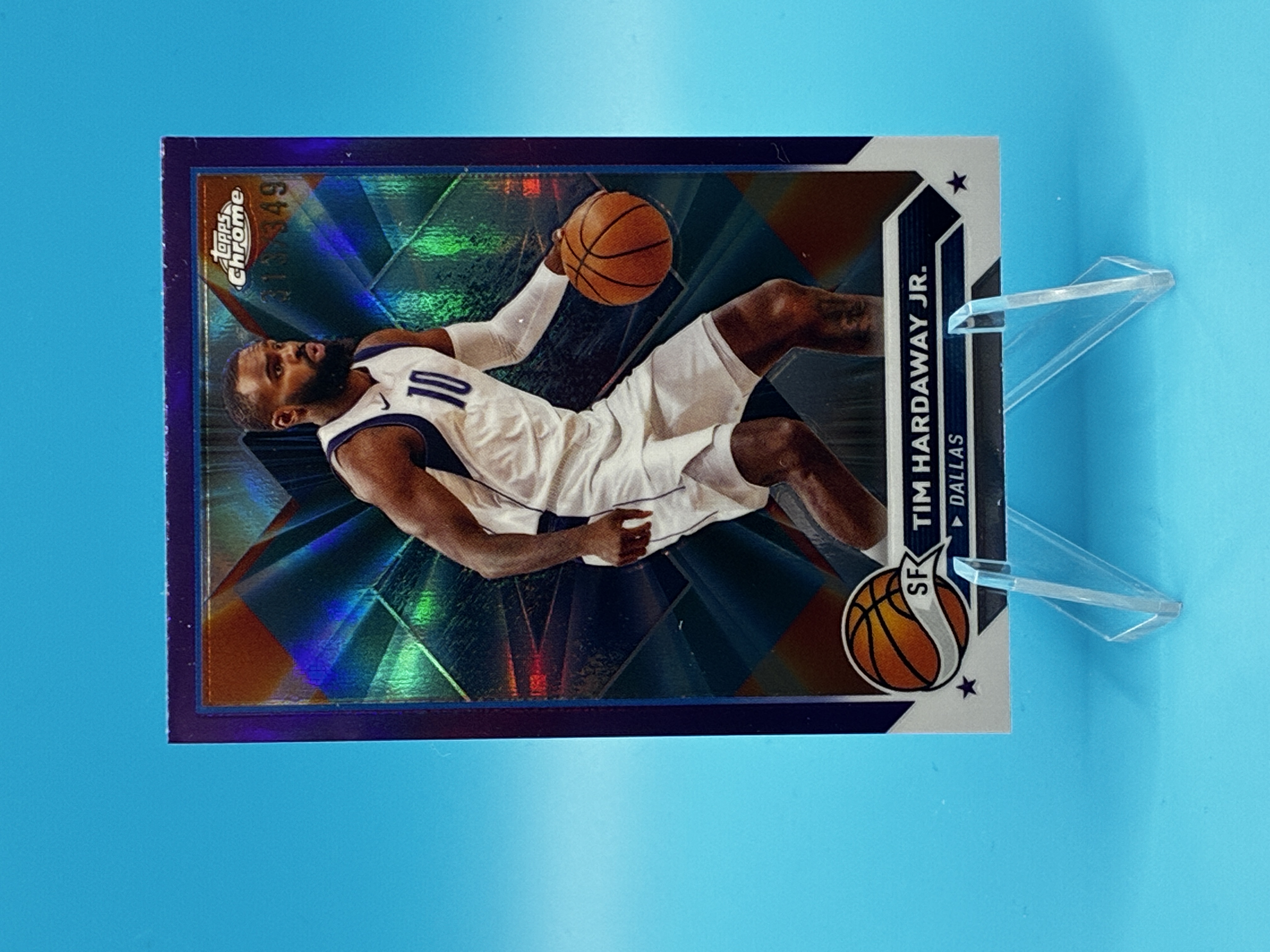 2023/2024 Topps Chrome Tim Hardaway Jr. Purple Refractor 313/249 #188 Dallas Mavericks – Vorderseite