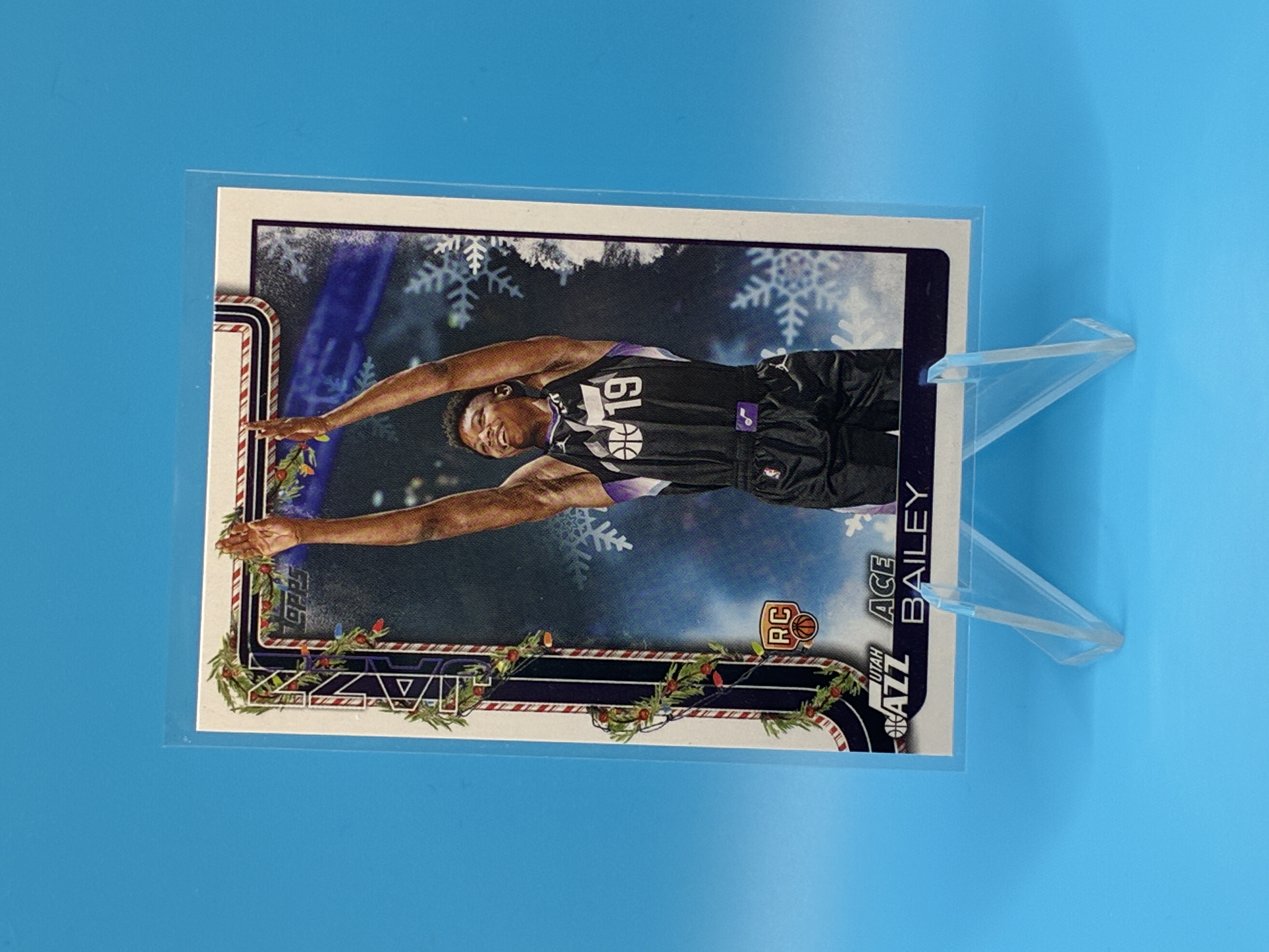 2025/2026 Topps Holiday Ace Bailey #H165 Utah Jazz – Vorderseite