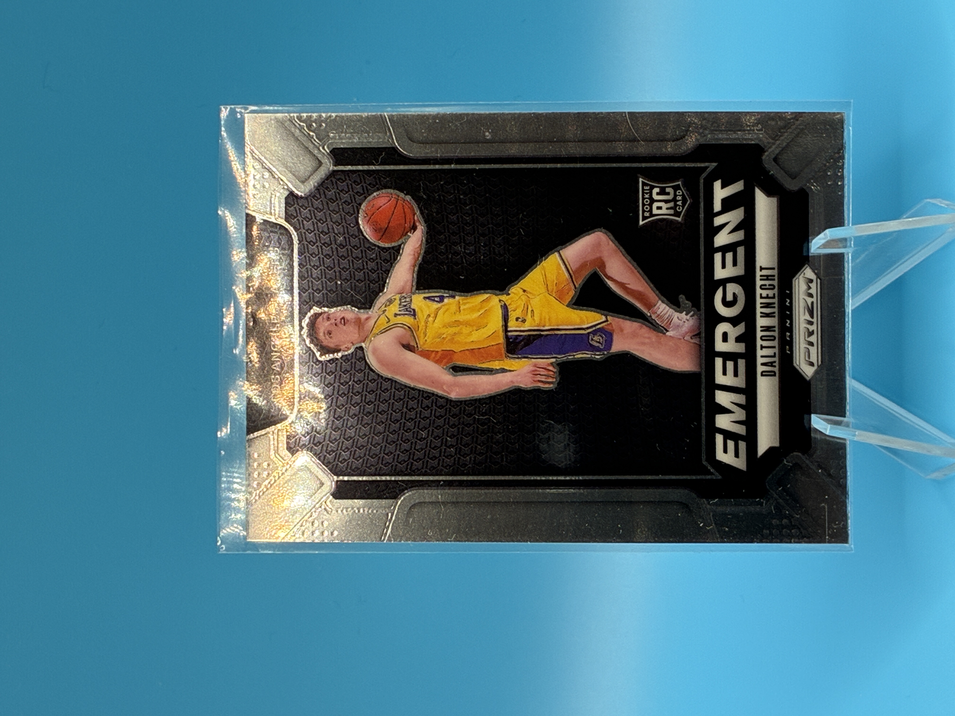 2024/2025 Panini Prizm Dalton Knecht Emergent #10 Los Angeles Lakers – Vorderseite