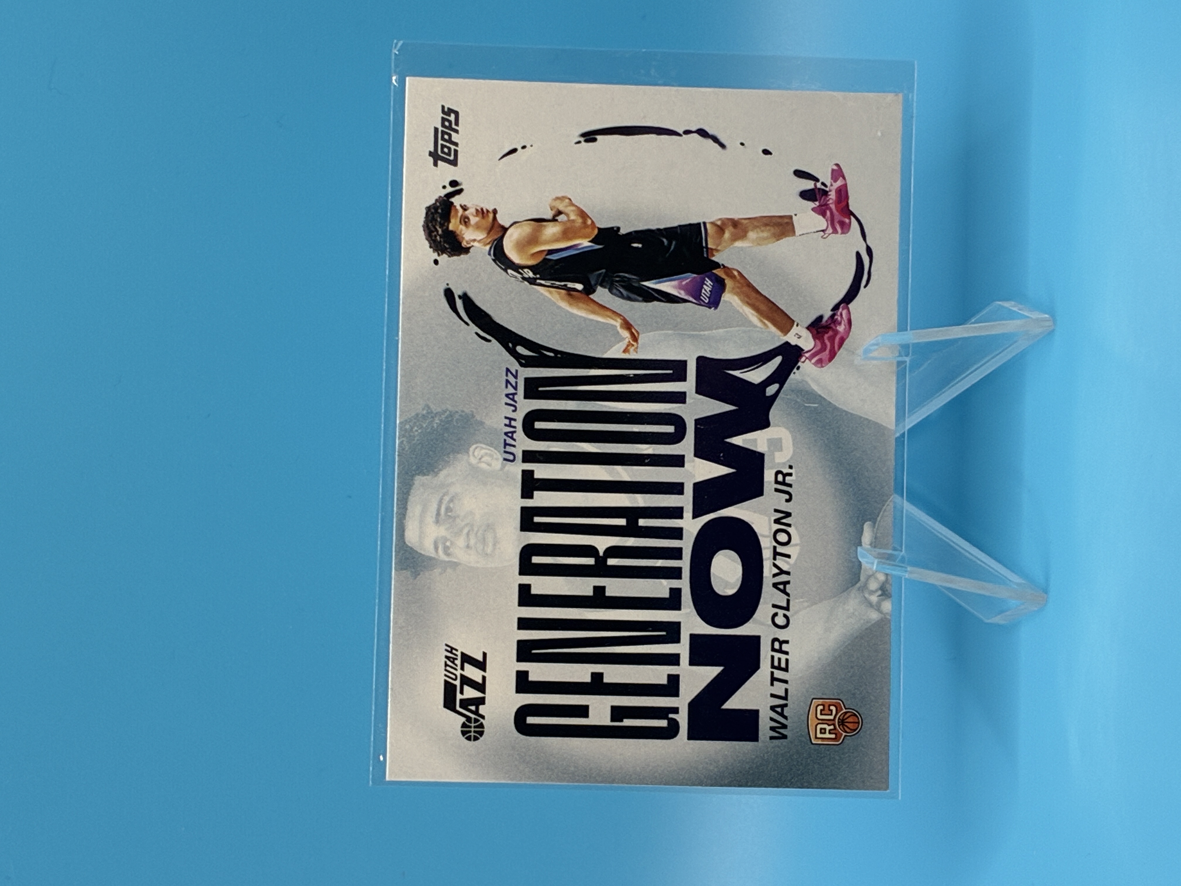 2025/2026 Topps Flagship Walter Clayton Jr. Generation Now #GN-18 Utah Jazz – Vorderseite