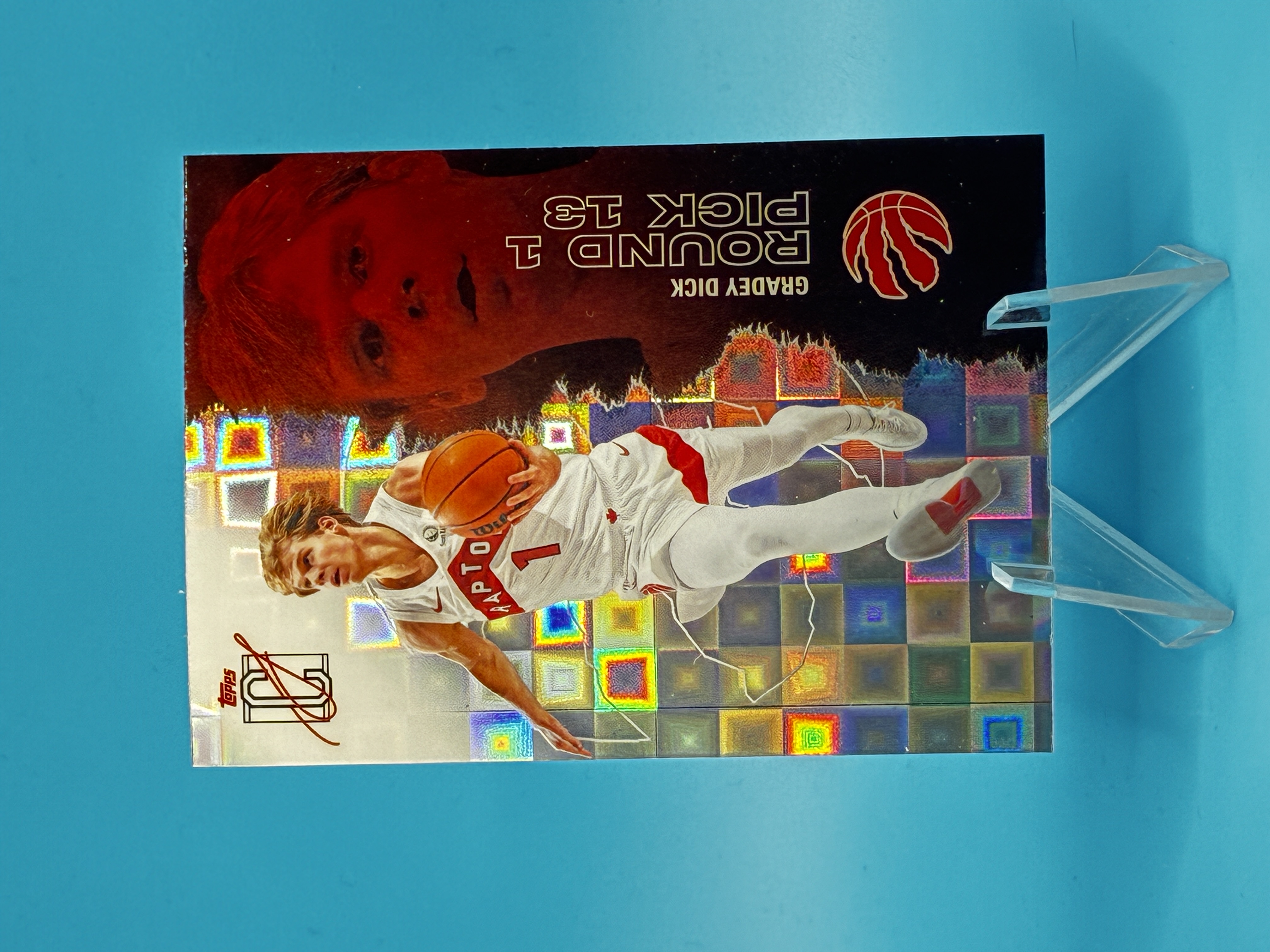 2025/2026 Topps Signature Class Gradey Dick Pandora #6 Toronto Raptors – Vorderseite