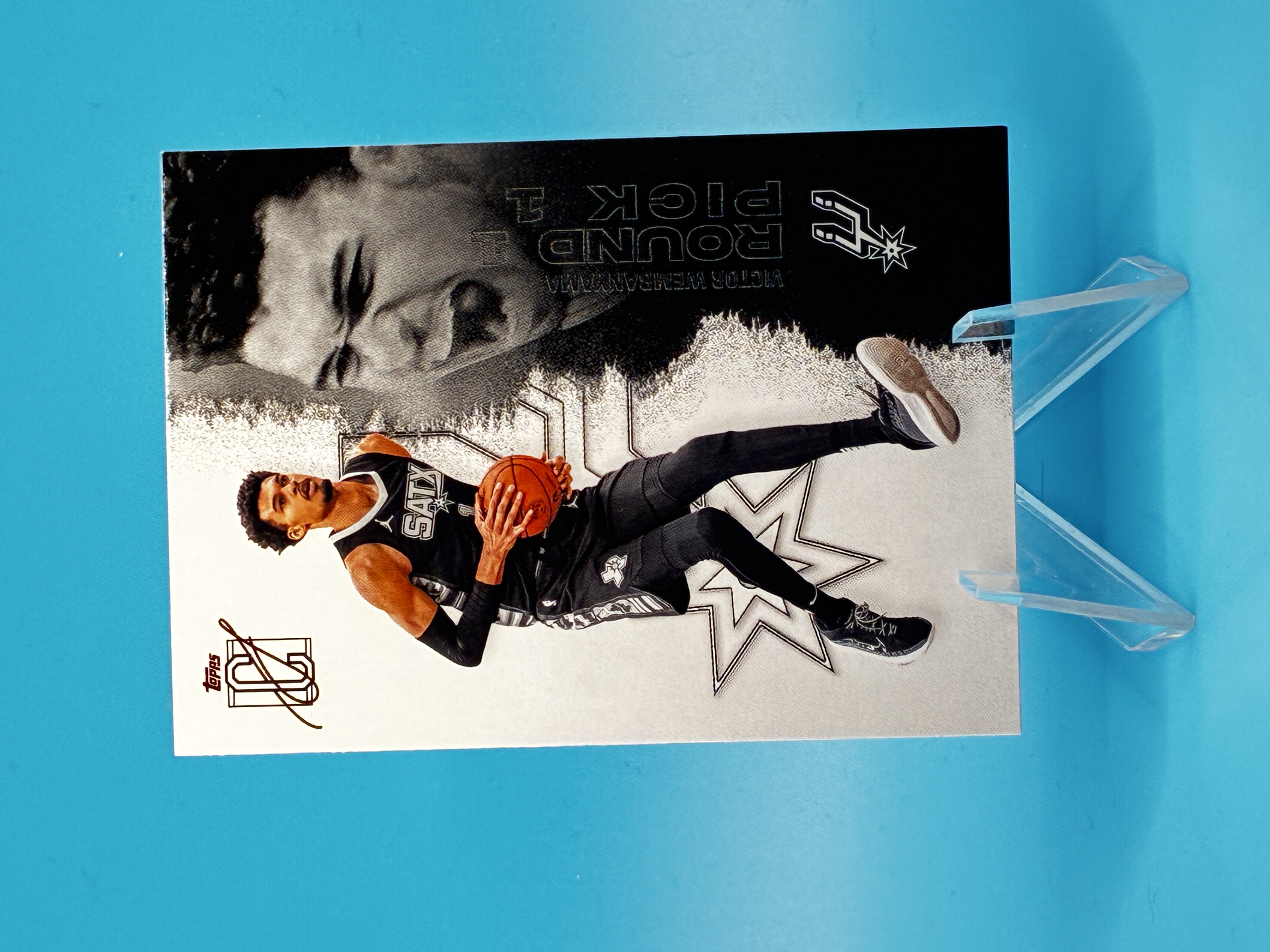 2025/2026 Topps Signature Class Victor Wembanyama #55 San Antonio Spurs – Vorderseite