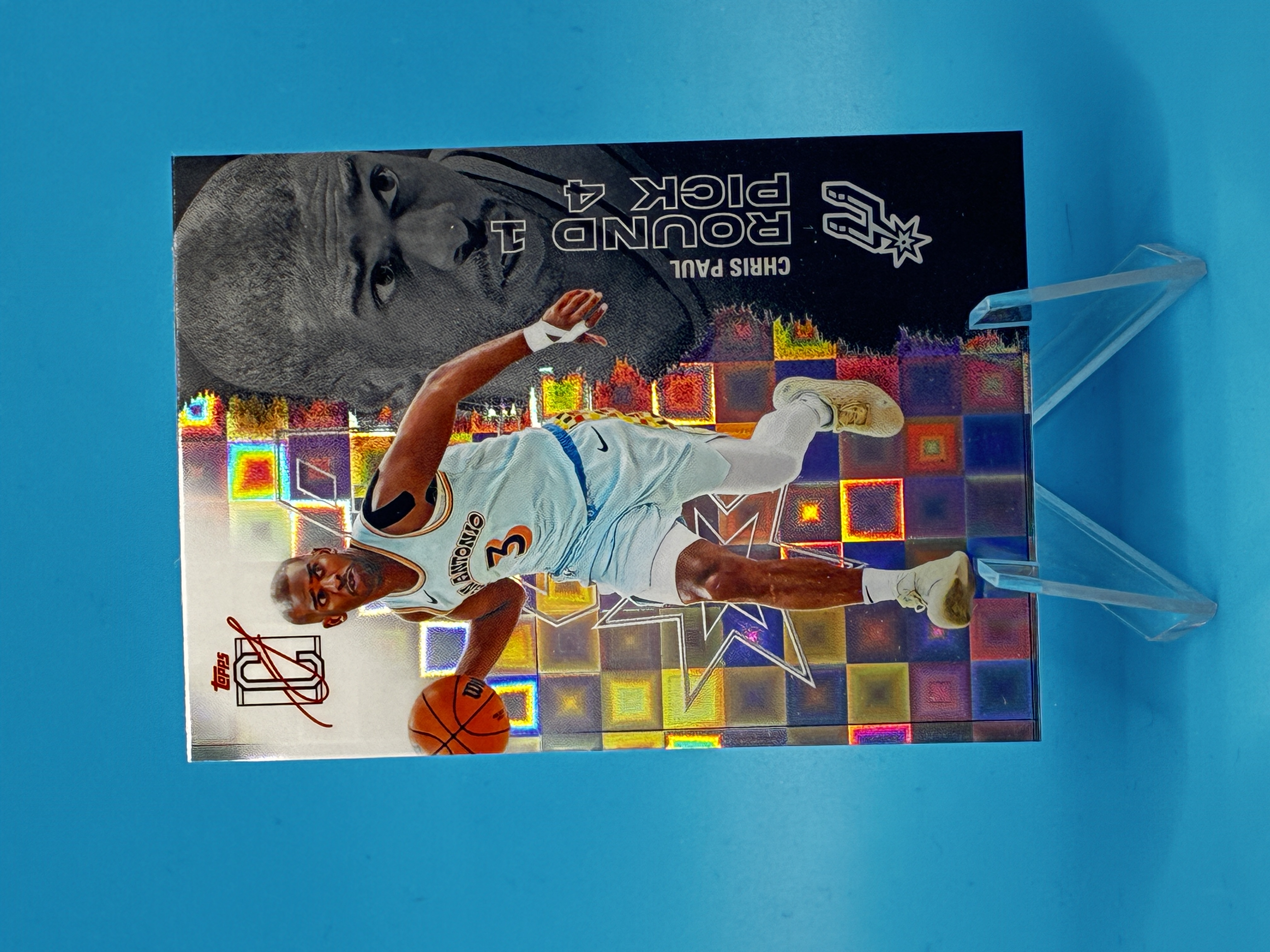 2025/2026 Topps Signature Class Chris Paul Pandora #2 San Antonio Spurs – Vorderseite