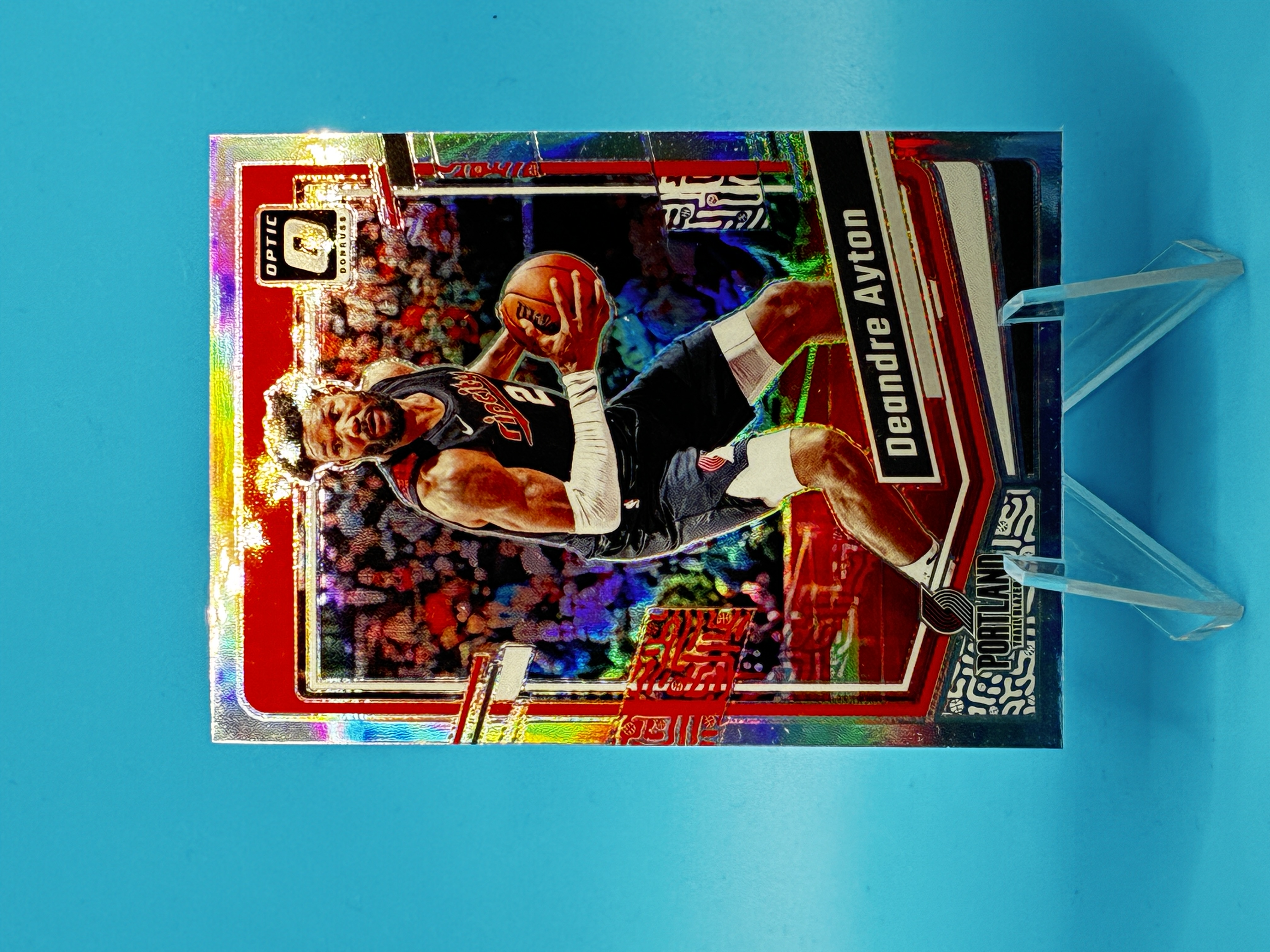 2023/2024 Panini Donruss Optic Deandre Ayton Holo #141 Portland Trail Blazers – Vorderseite