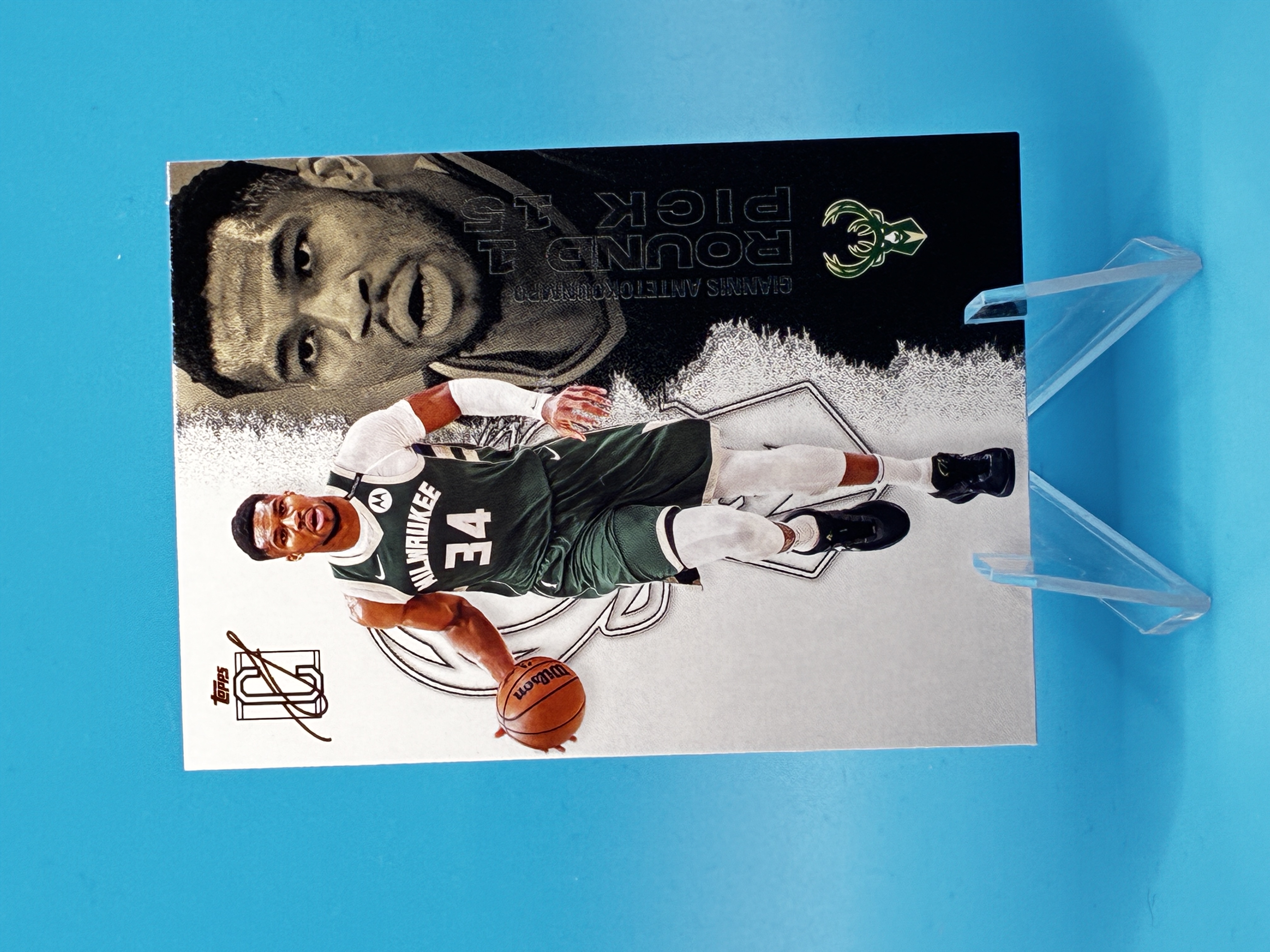 2025/2026 Topps Signature Class Giannis Antetokounmpo #56 Milwaukee Bucks – Vorderseite