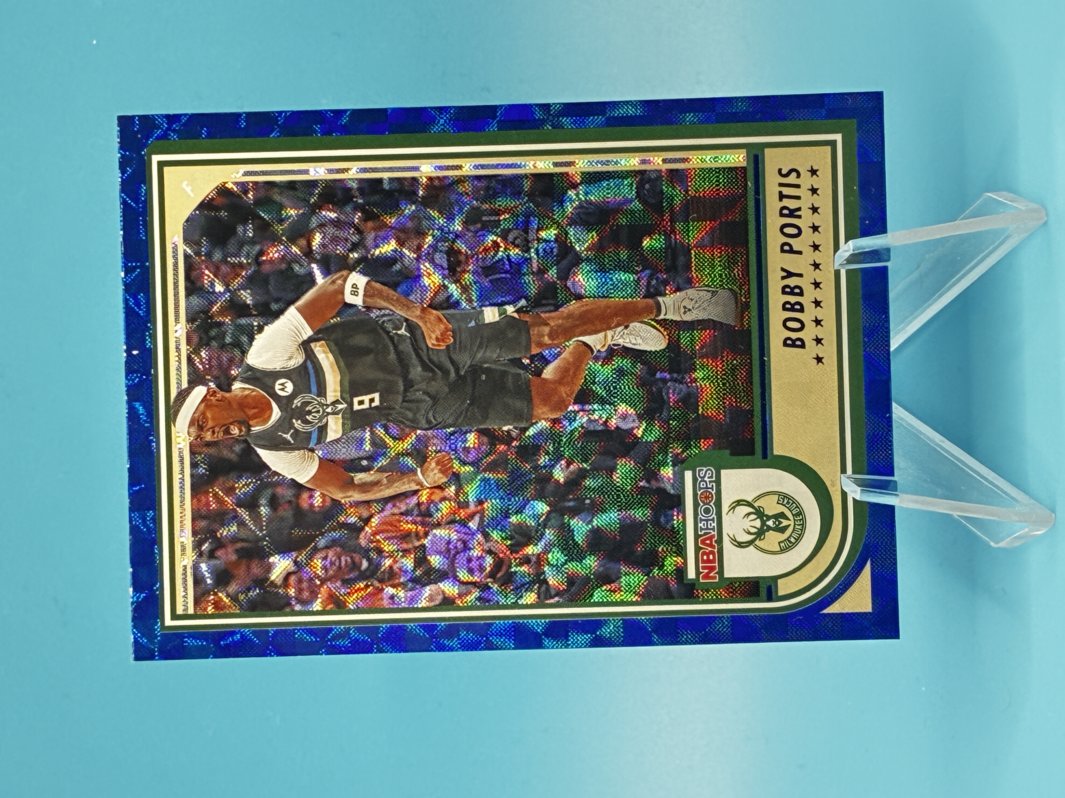 2022/2023 Panini Hoops Bobby Portis Blue #48 Milwaukee Bucks – Vorderseite