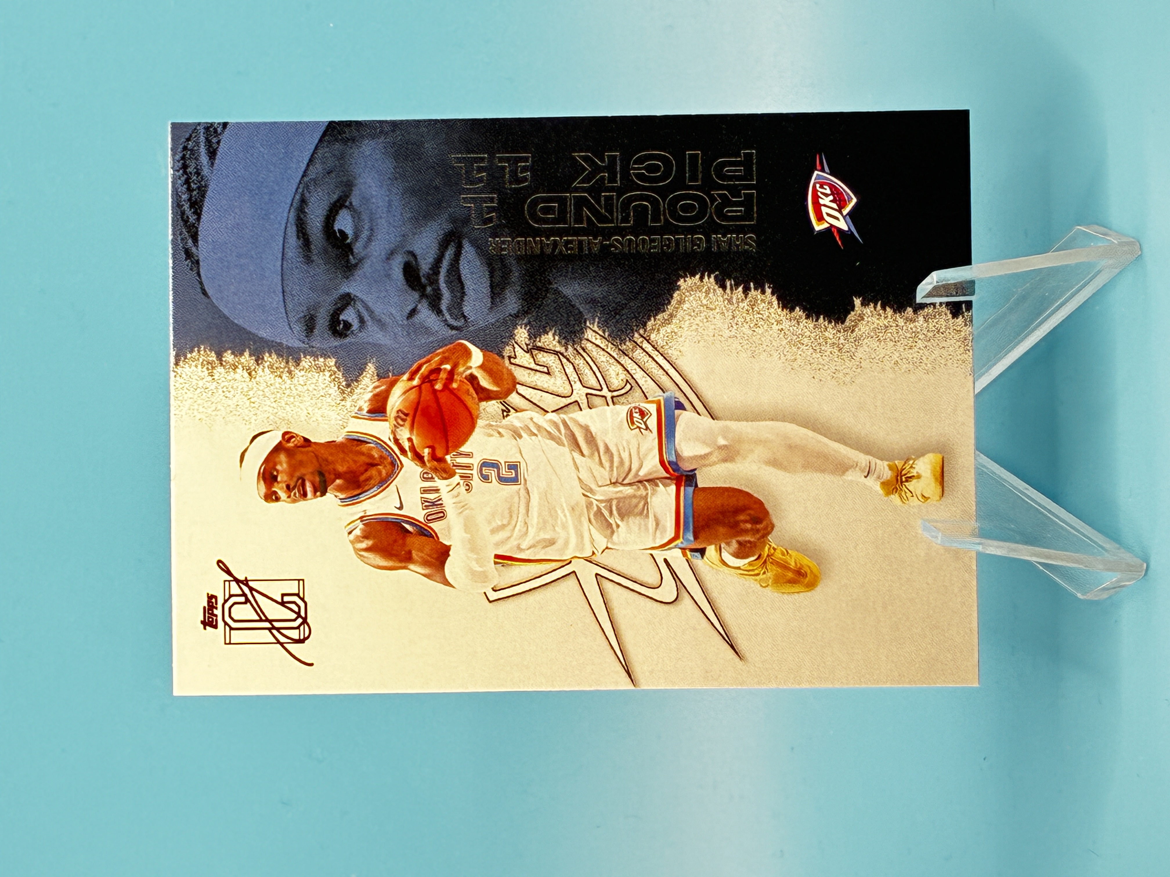 2025/2026 Topps Signature Class Shai Gilgeous-Alexander #54 Oklahoma City Thunder – Vorderseite