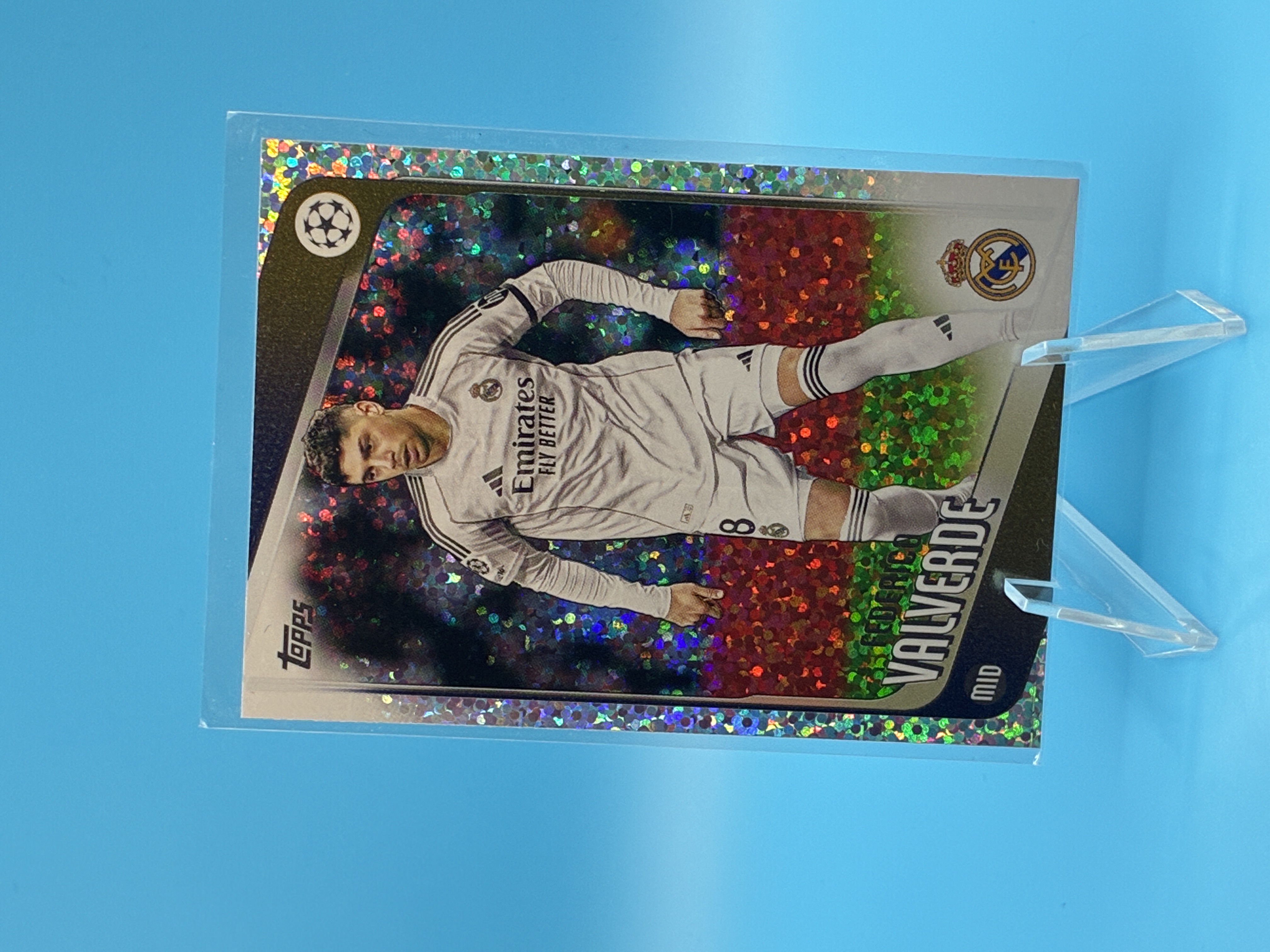 2025/2026 Topps Club Competitions Federico Valverde Sparkle #65 Real Madrid C.F. – Vorderseite