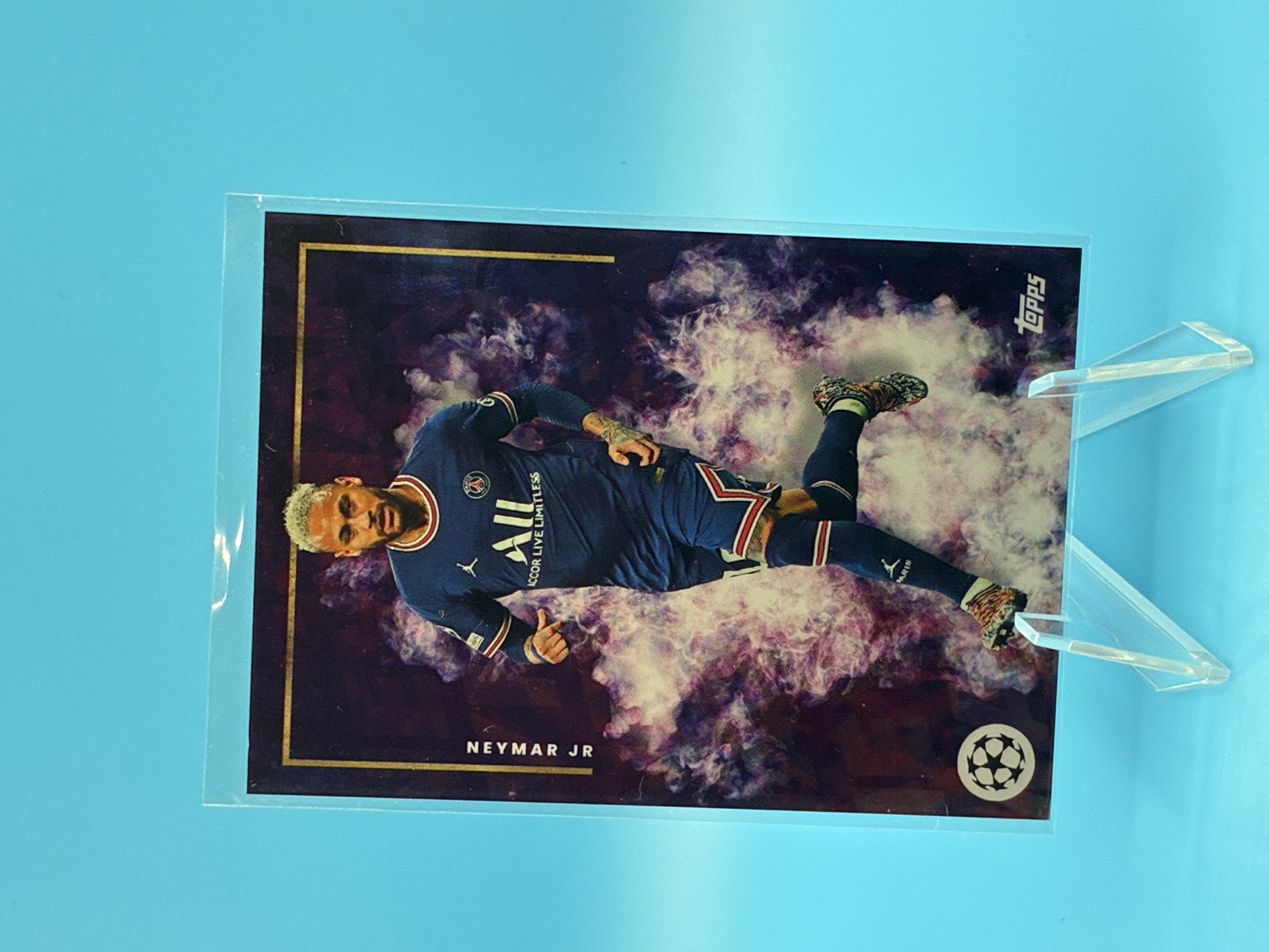 2022 Topps Mourinho Neymar Jr UCL Paris Saint-Germain – Vorderseite