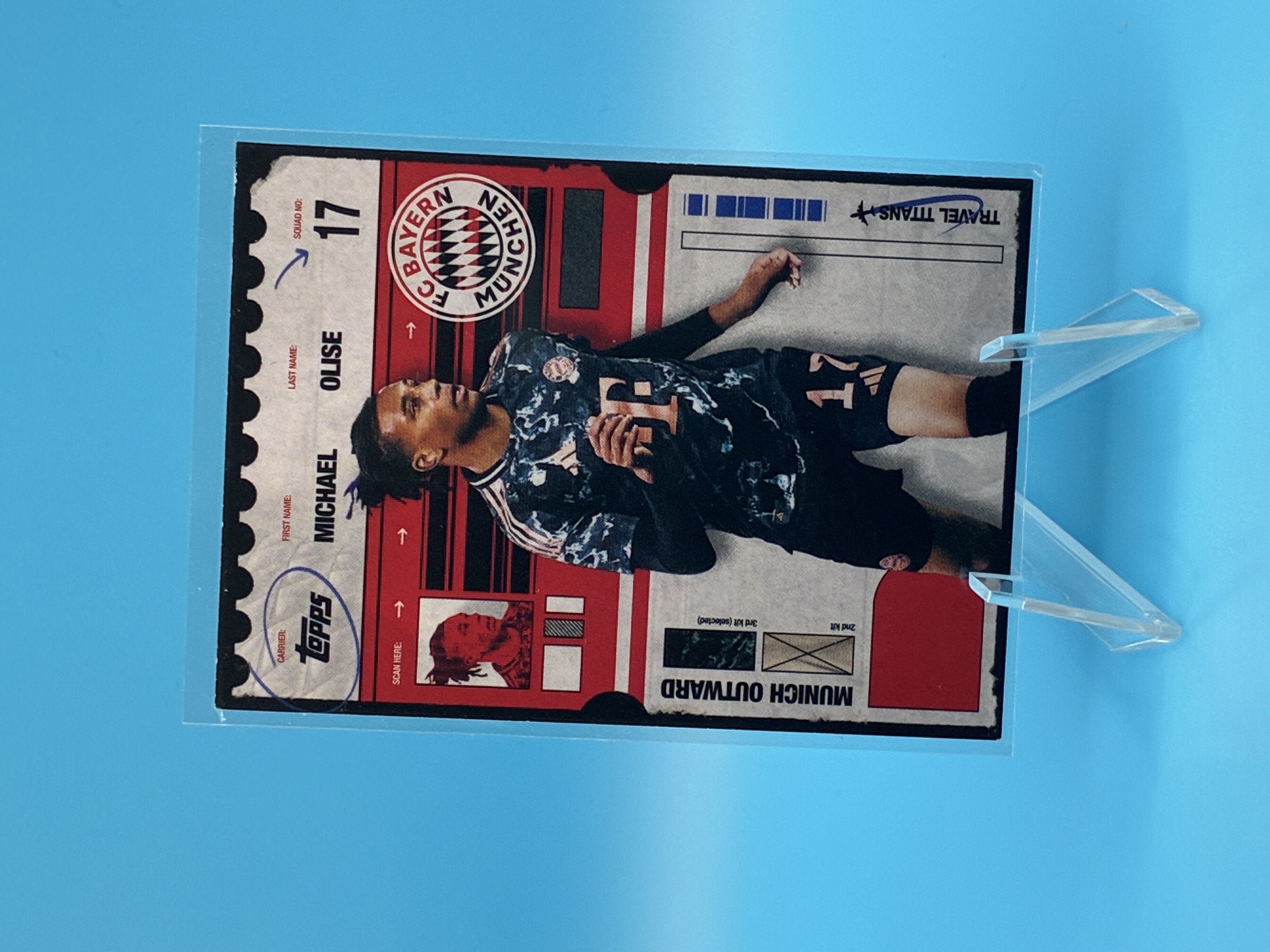 2025/2026 Topps FC Bayern Michael Olise #034 FC Bayern München – Vorderseite