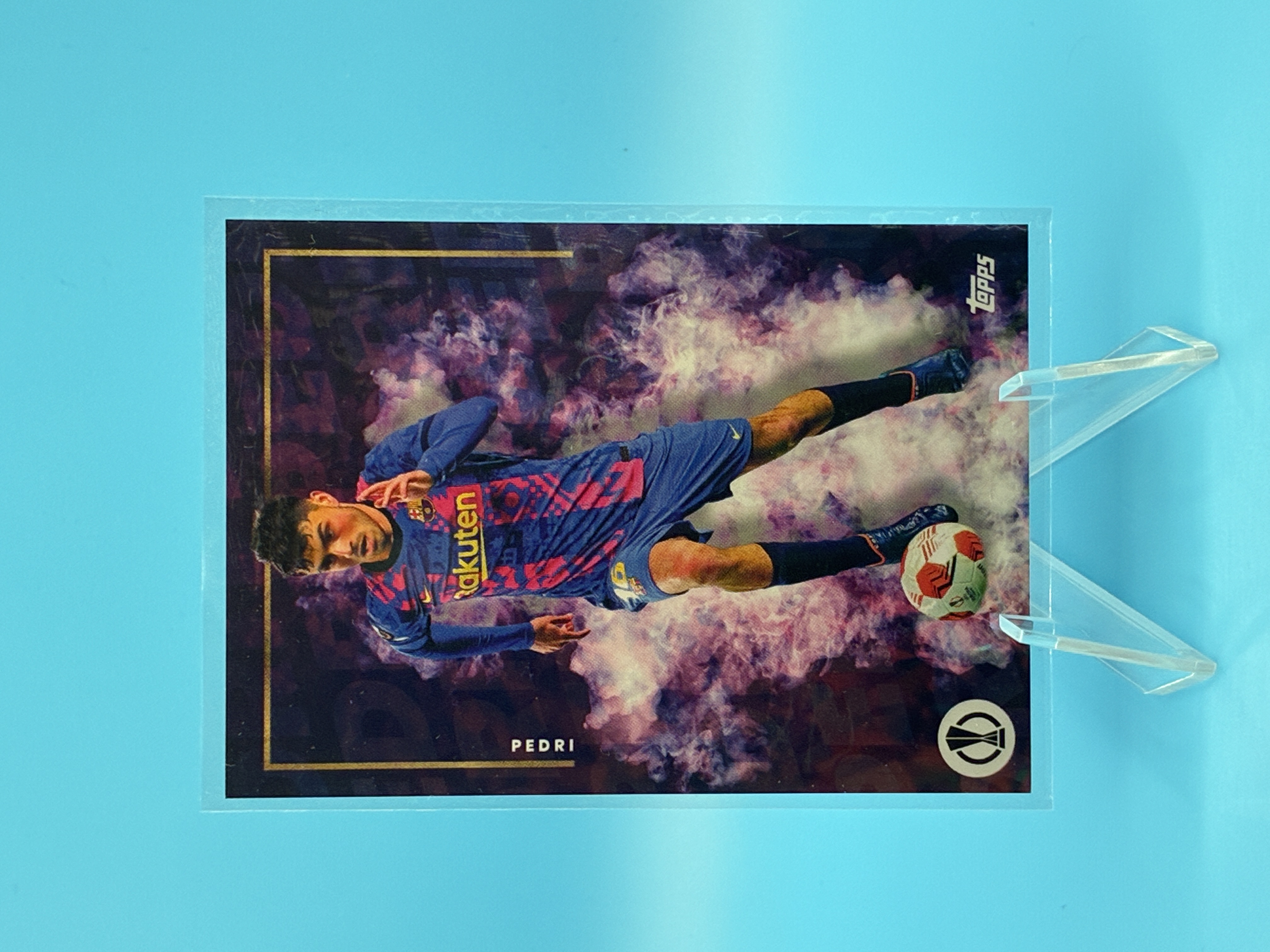 2022 Topps Mourinho Pedri UCL FC Barcelona – Vorderseite