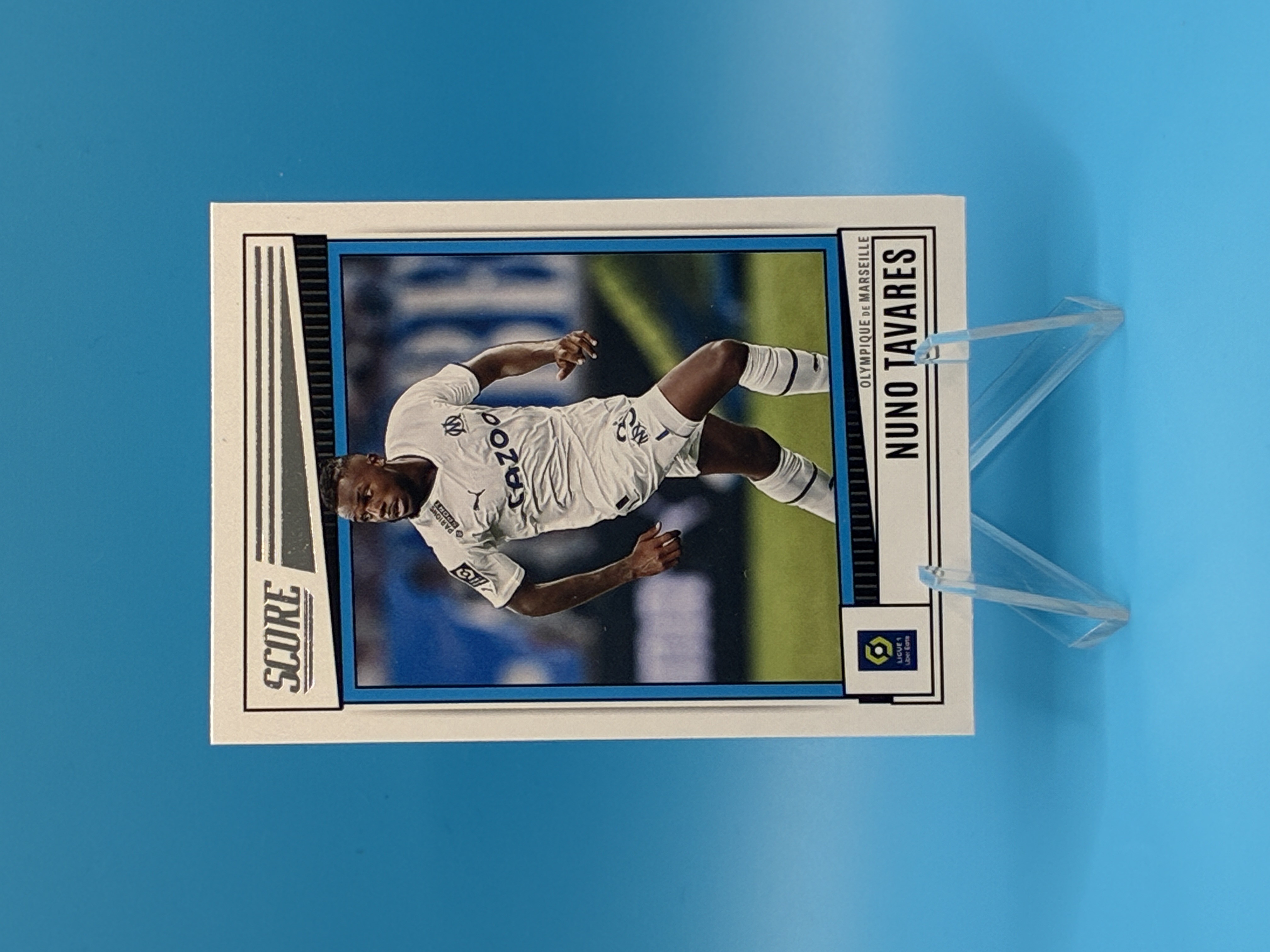 2022/2023 Panini Score Nuno Tavares #99 Olympique de Marseille – Vorderseite