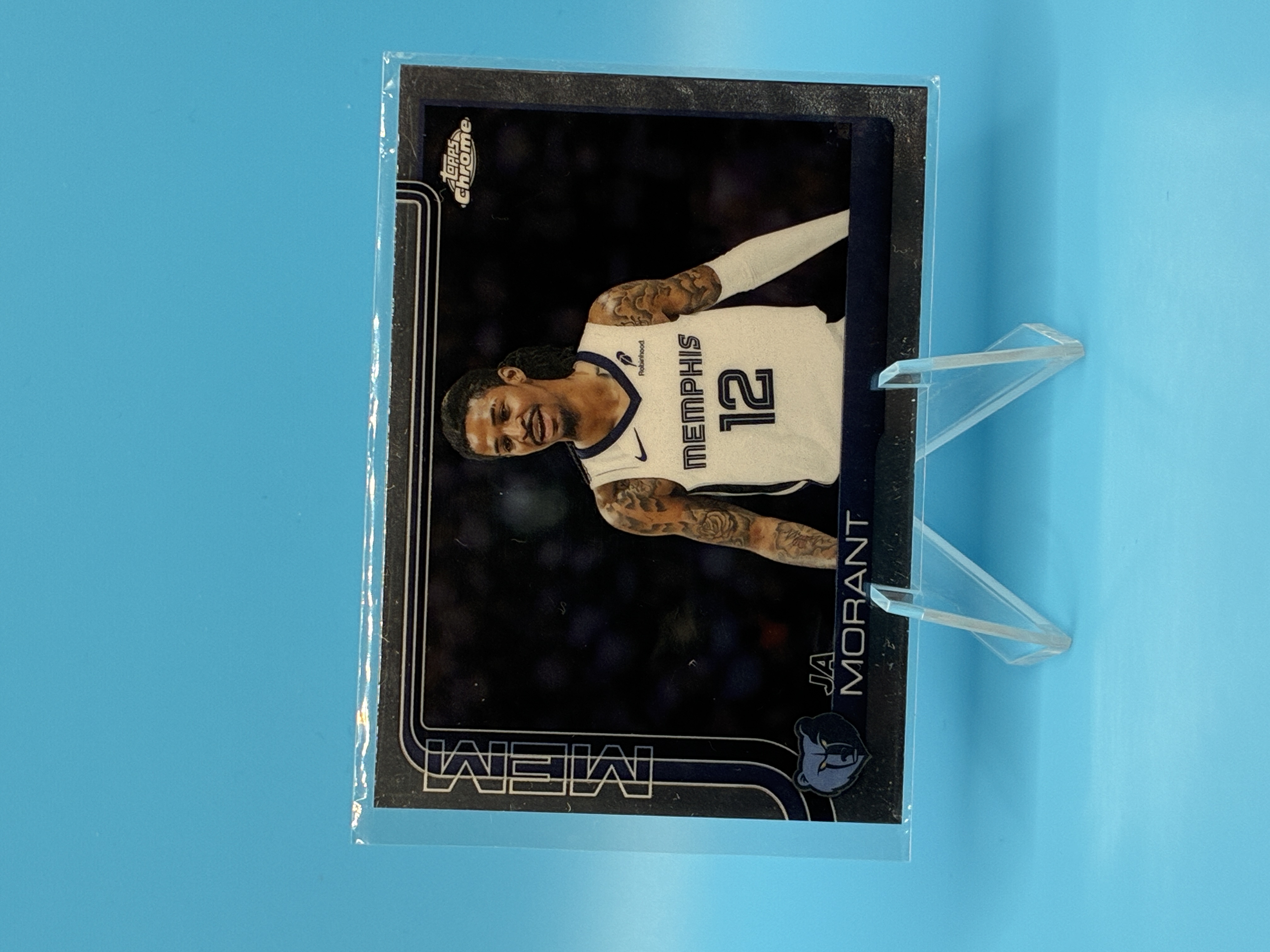 2025/2026 Topps Chrome Ja Morant #158 Memphis Grizzlies – Vorderseite