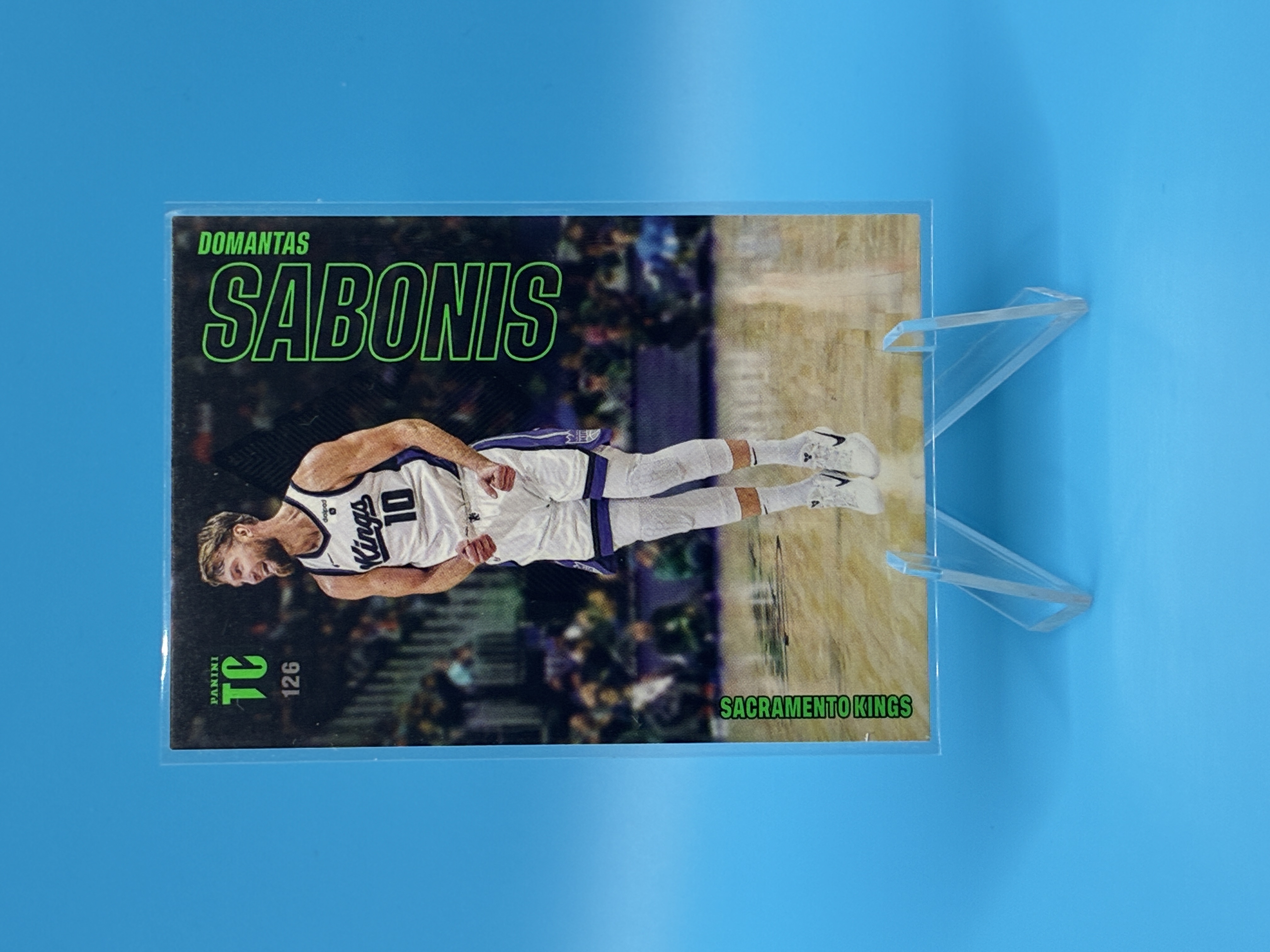 2024/2025 Panini Top Class Domantas Sabonis Green #126 Sacramento Kings – Vorderseite