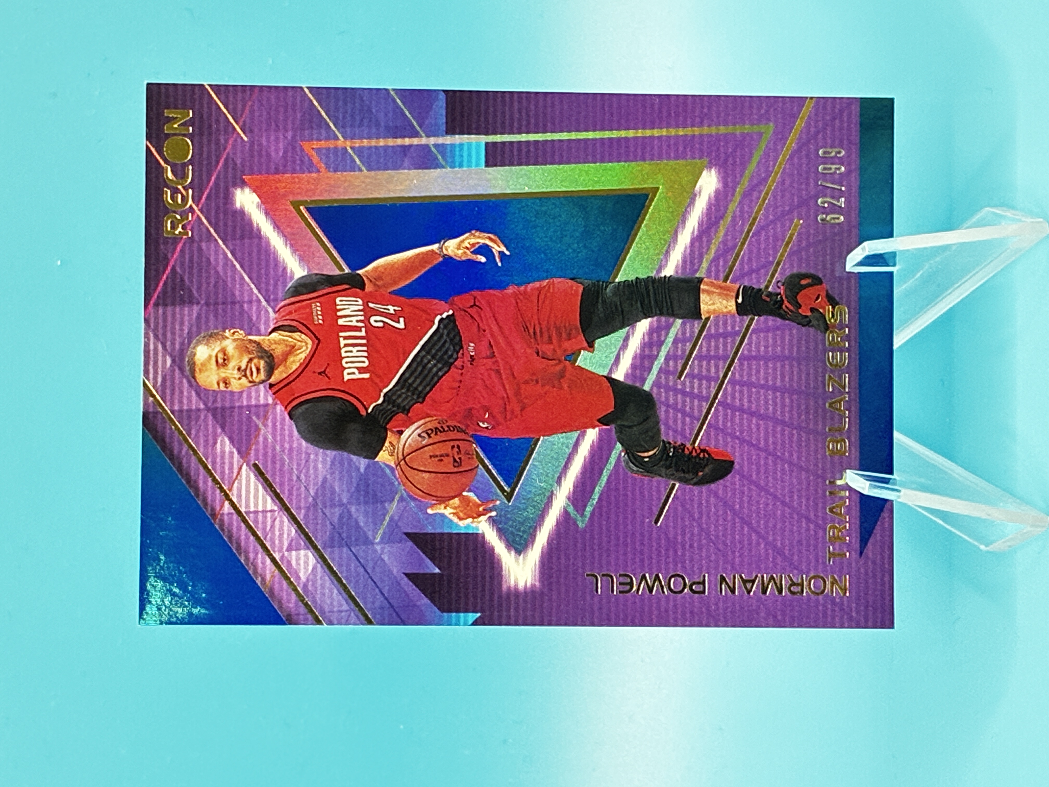 2020/2021 Panini Recon Norman Powell 62/99 #126 Portland Trail Blazers – Vorderseite