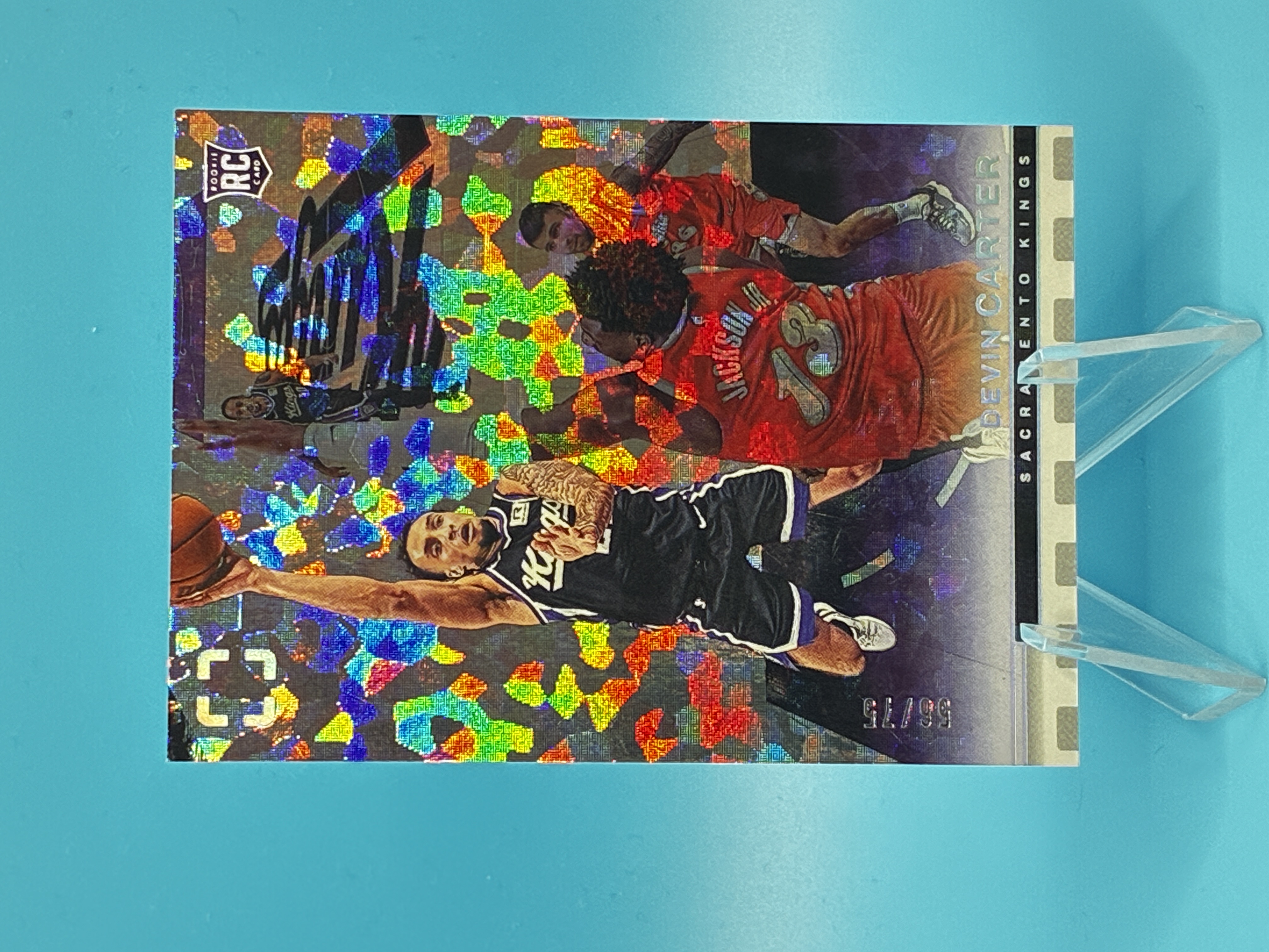 2024/2025 Panini Photogenic Devin Carter Ice 56/75 #184 Sacramento Kings – Vorderseite