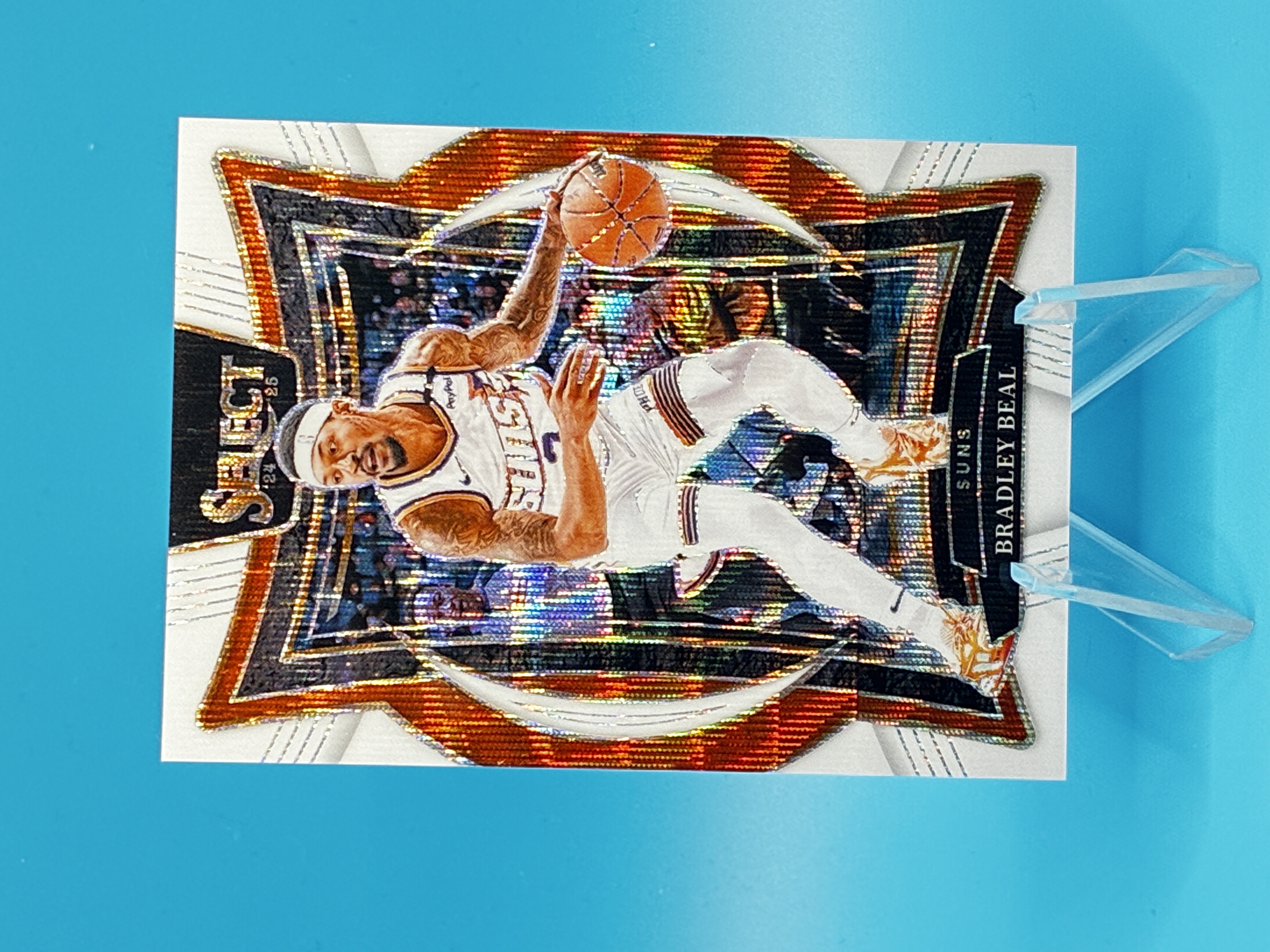 2024/2025 Panini Select Bradley Beal White 14/99 #12 Phoenix Suns – Vorderseite