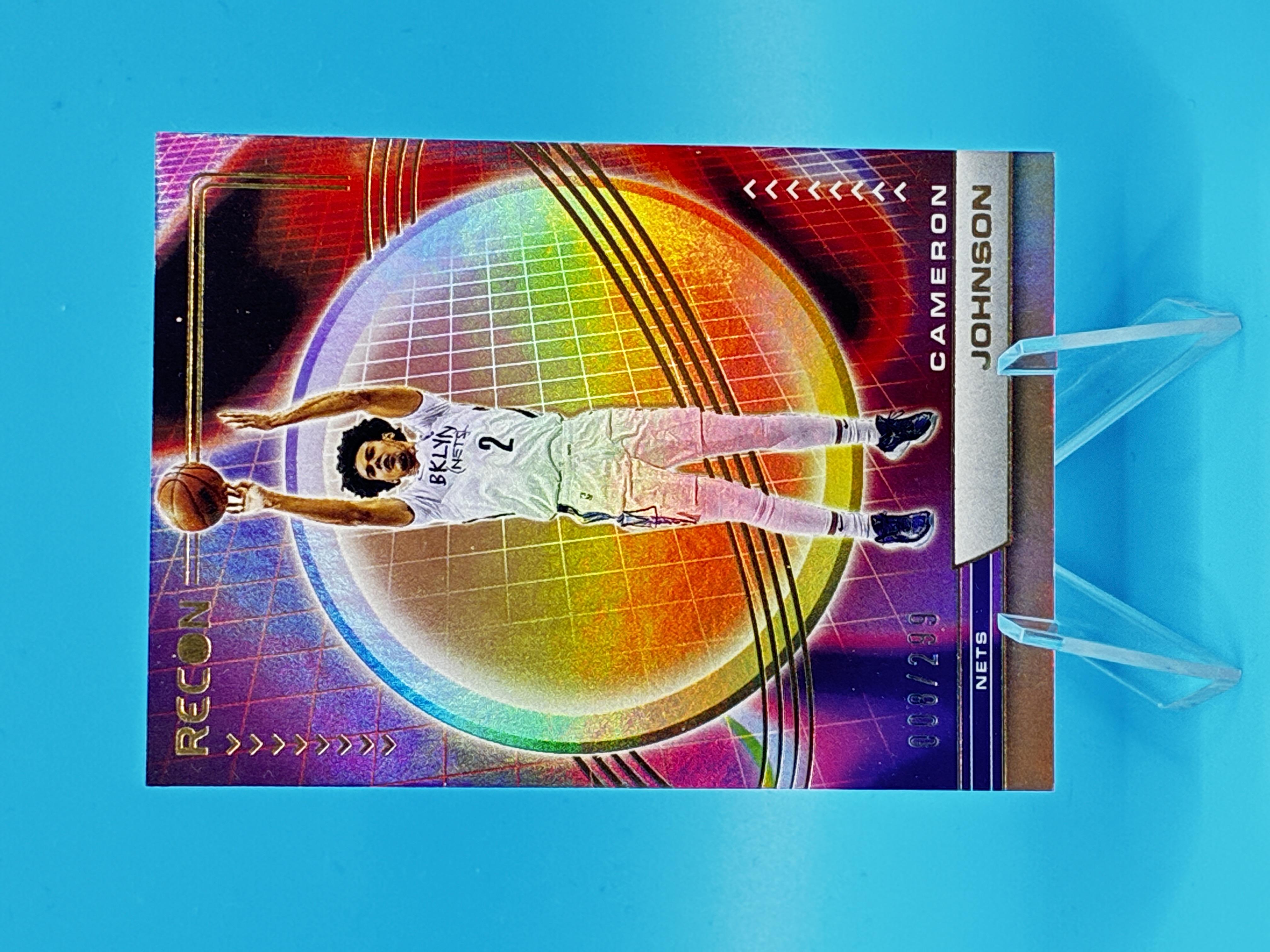2022/2023 Panini Recon Cameron Johnson 008/299 #121 Brooklyn Nets – Vorderseite