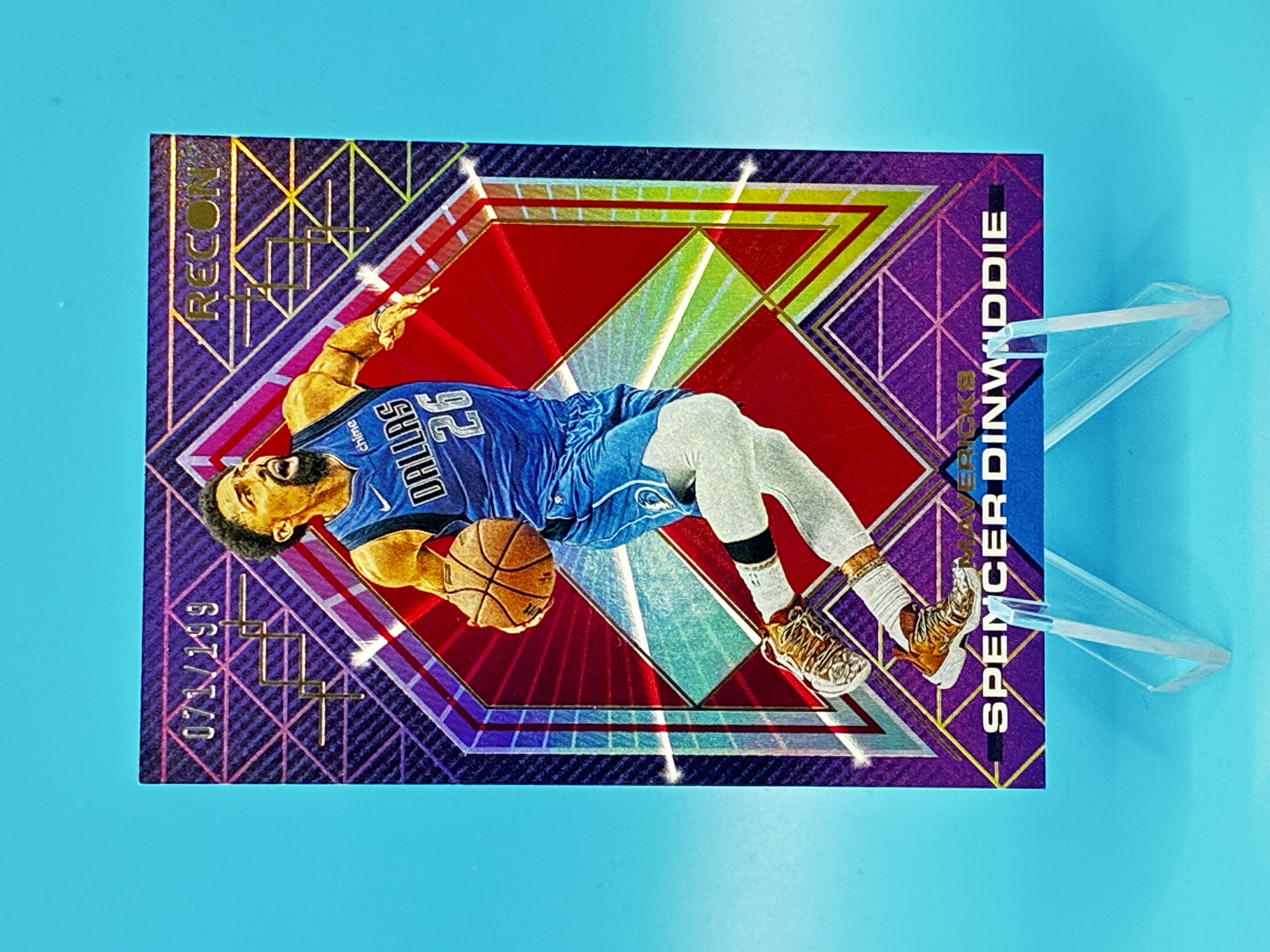 2021/2022 Panini Recon Spencer Dinwiddie 071/199 #117 Dallas Mavericks – Vorderseite