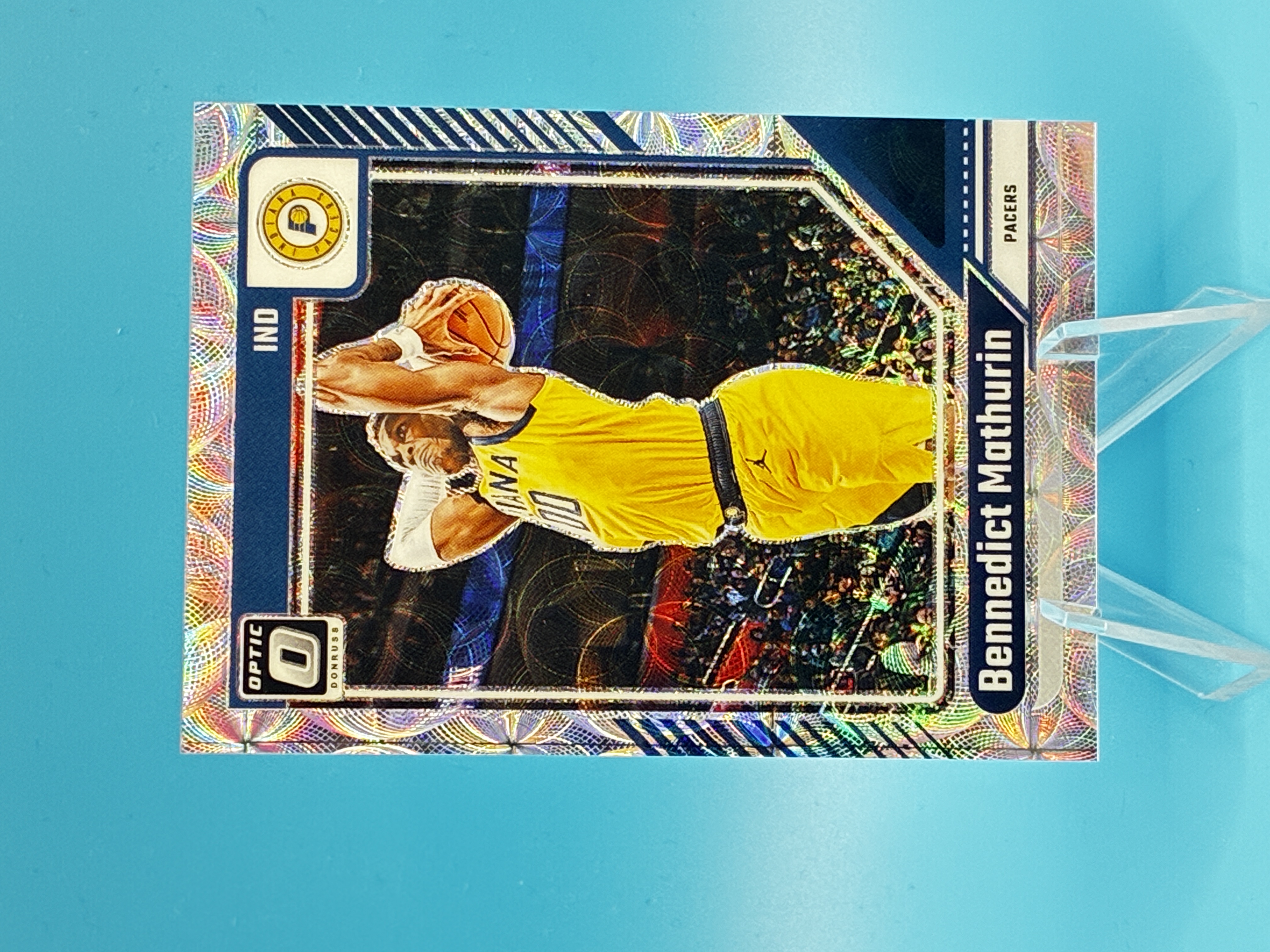 2024/2025 Panini Optic Benedict Mathurin Choice 125/249 #163 Indiana Pacers – Vorderseite