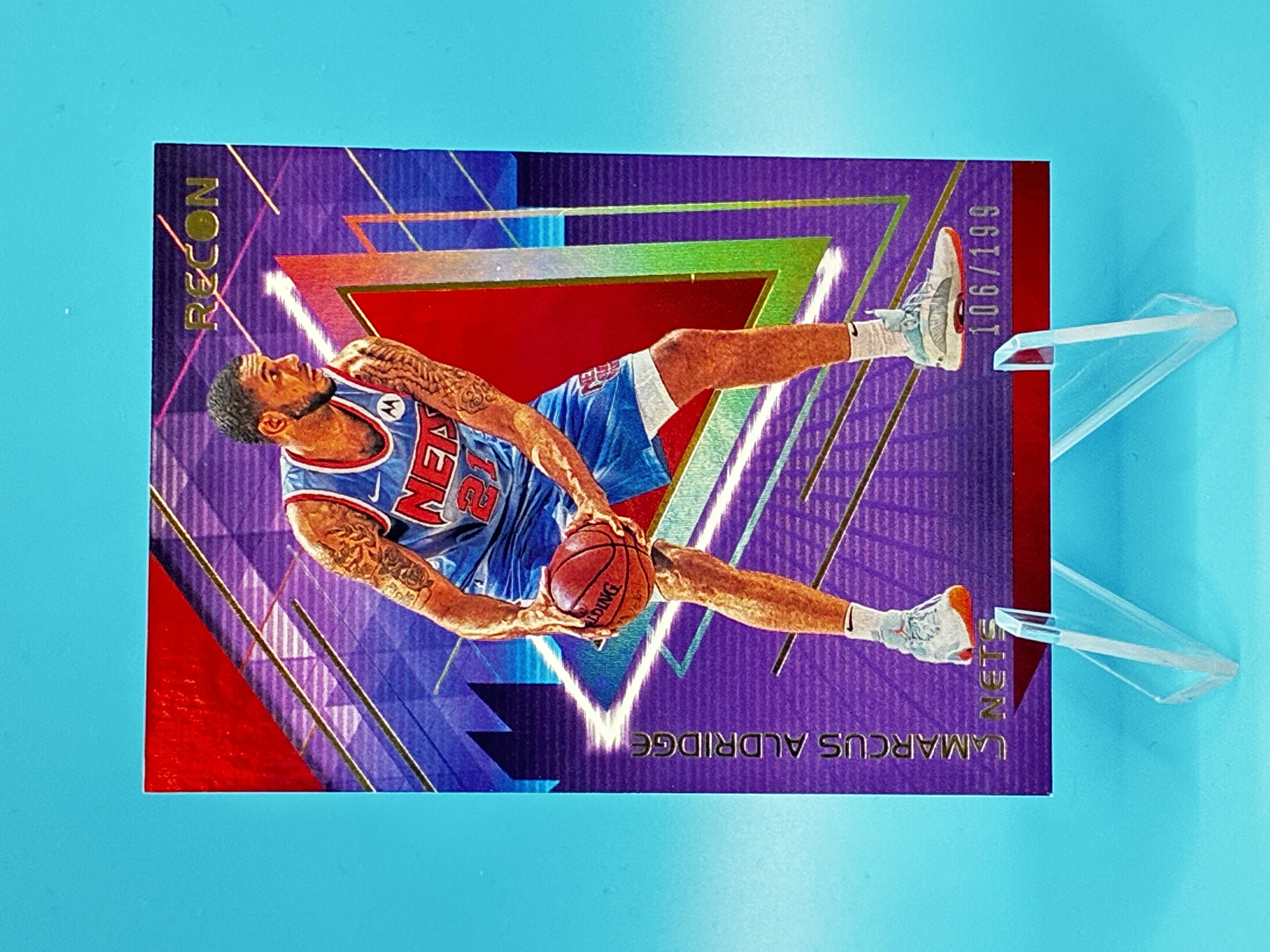 2020/2021 Panini Recon LaMarcus Aldridge 106/199 #160 Brooklyn Nets – Vorderseite