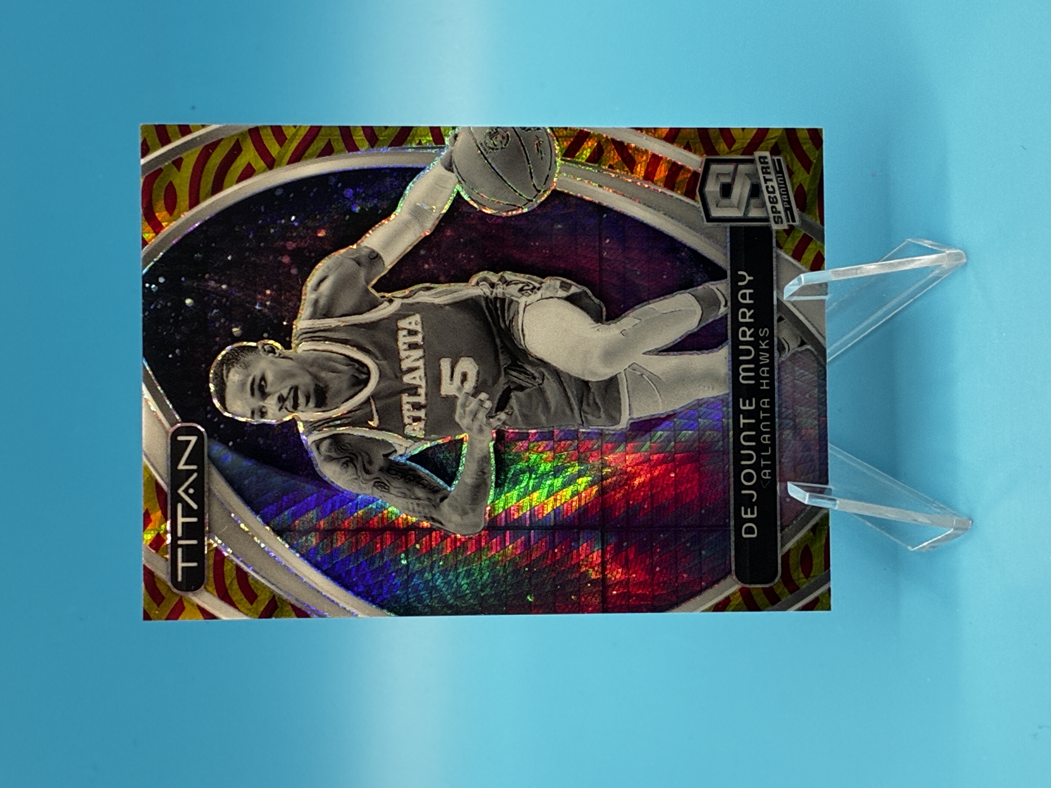 2023/2024 Panini Spectra Basketball Dejounte Murray Titan 38/49 #25 Atlanta Hawks – Vorderseite