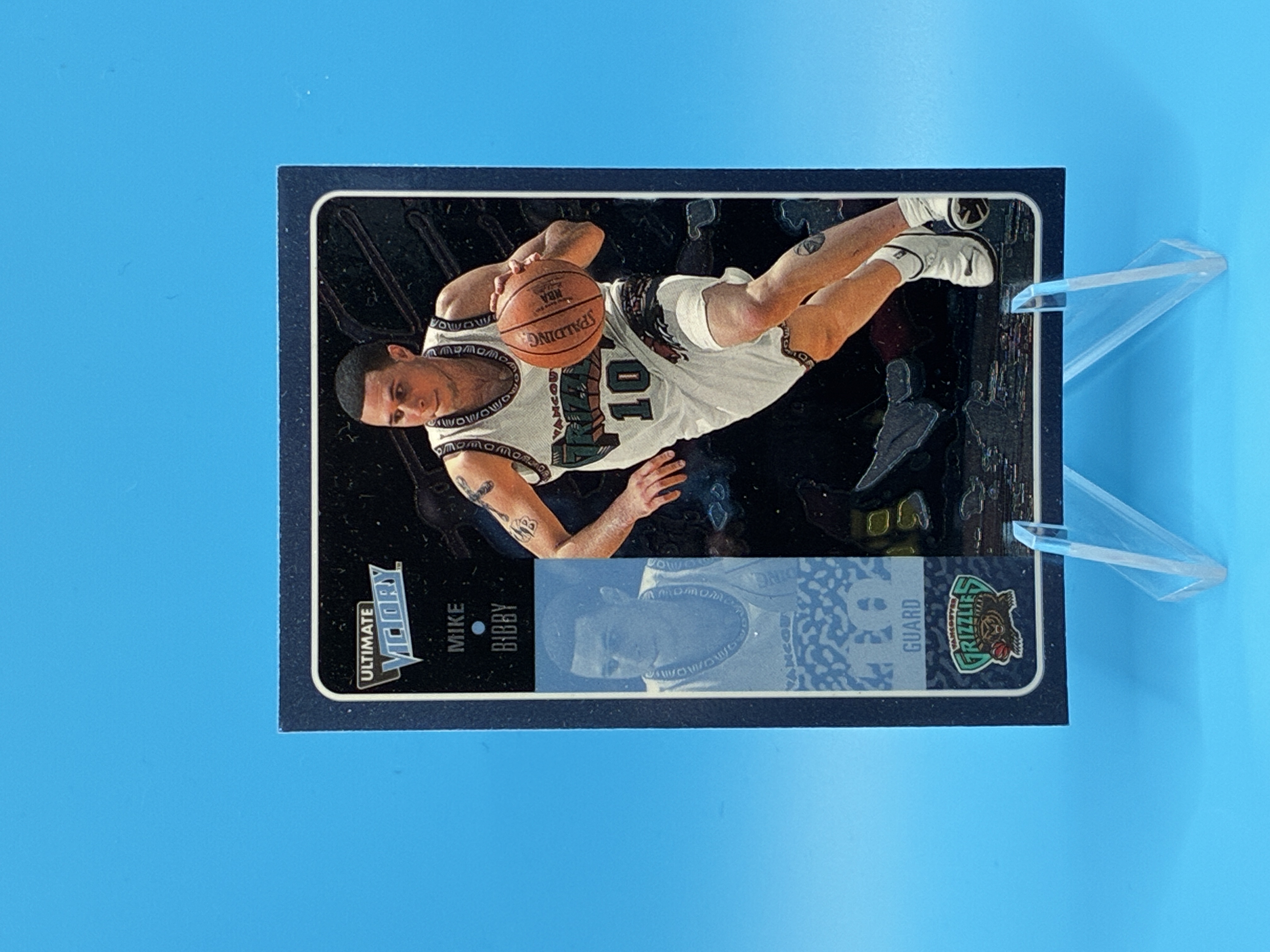2000/2001 Upper Deck Ultimate Victory Mike Bibby #58 Vancouver Grizzlies – Vorderseite
