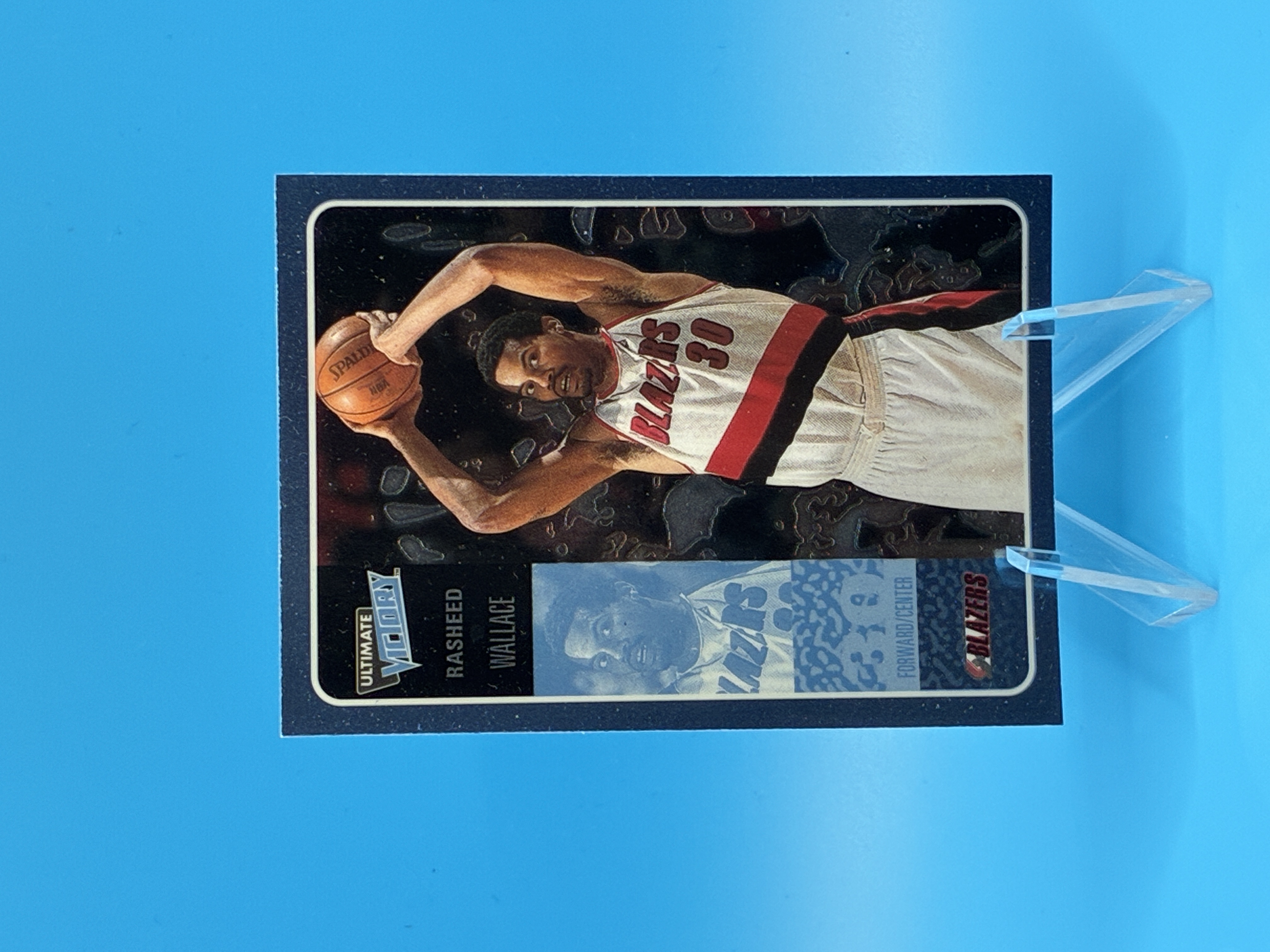 2000/2001 Upper Deck Ultimate Victory Rasheed Wallace #46 Portland Trail Blazers – Vorderseite