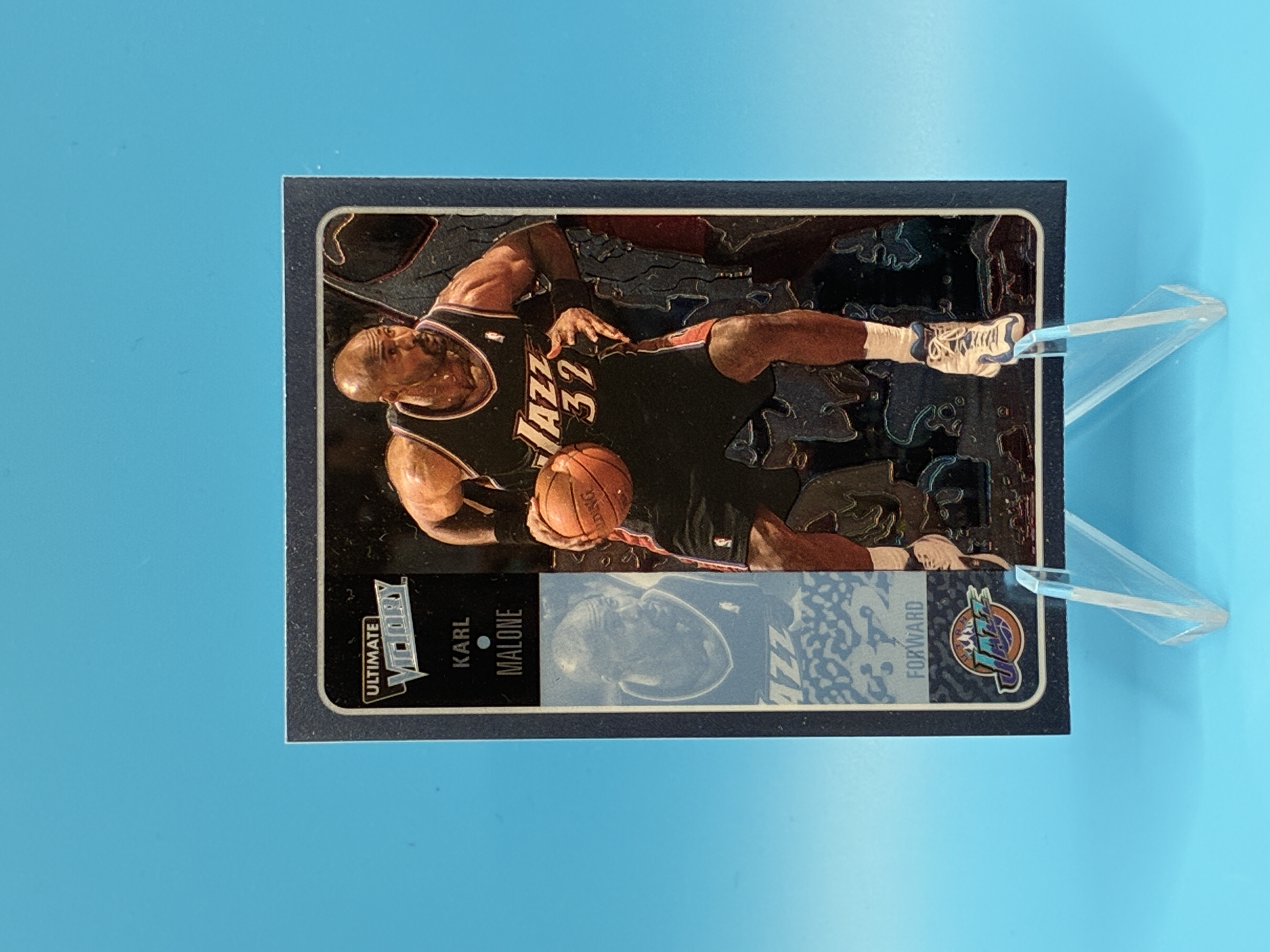 2000/2001 Upper Deck Ultimate Victory Karl Malone #55 Utah Jazz – Vorderseite