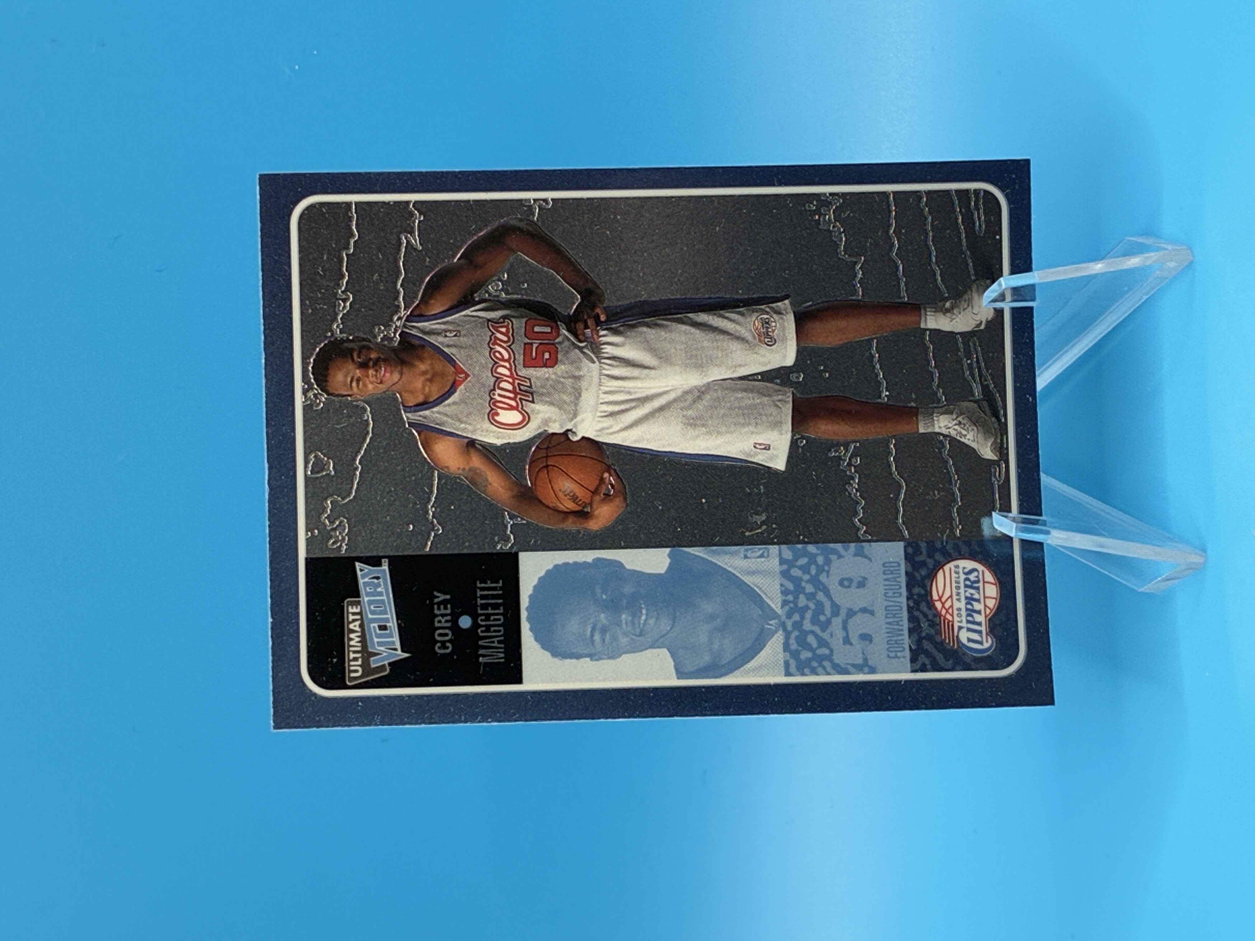 2000/2001 Upper Deck Ultimate Victory Corey Maggette #24 Los Angeles Clippers – Vorderseite
