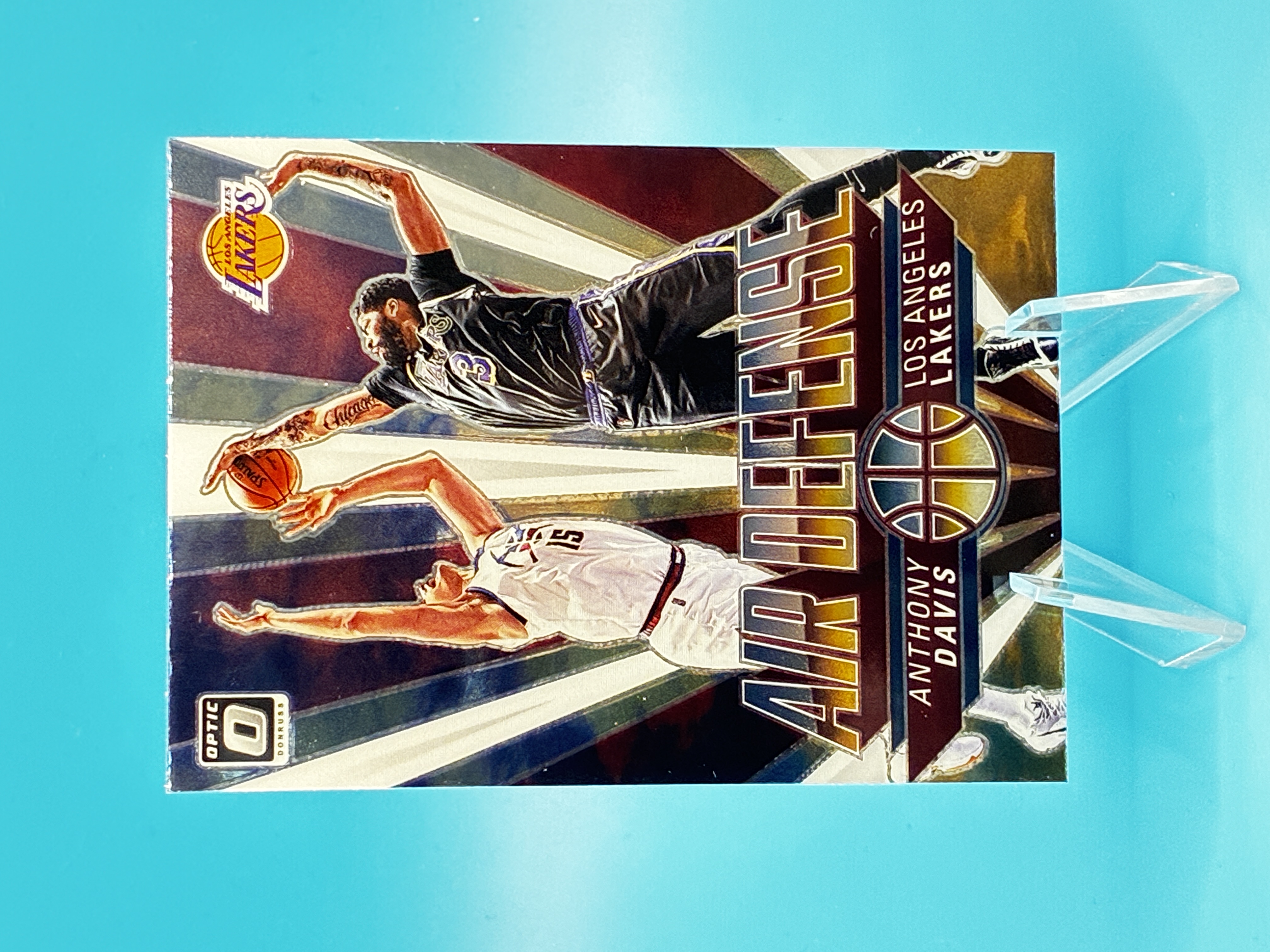 2021/2022 Panini Optic Anthony Davis Air Defense #2 Los Angeles Lakers – Vorderseite