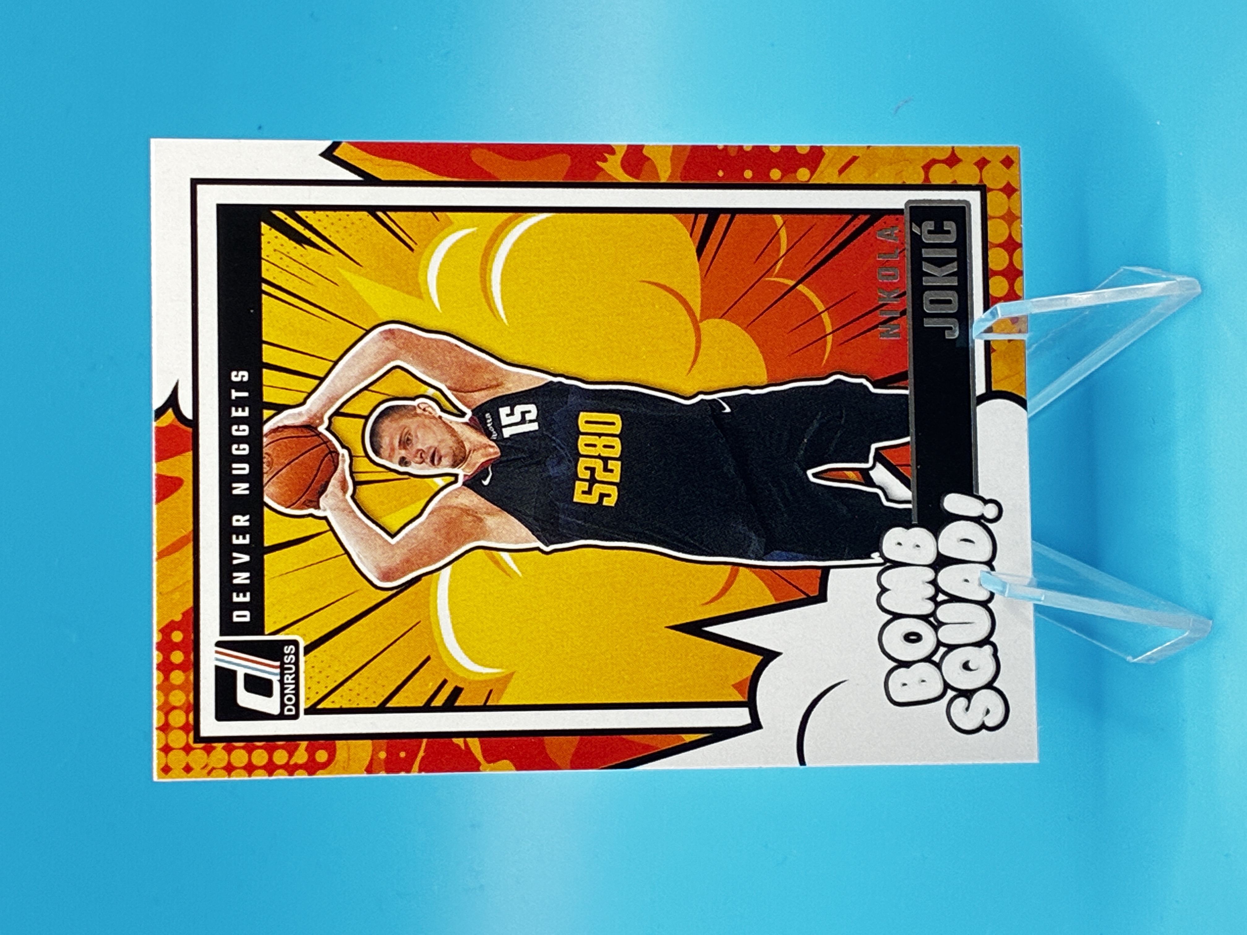 2024/2025 Panini Donruss Nikola Jokić Bomb Squad! #2 Denver Nuggets – Vorderseite