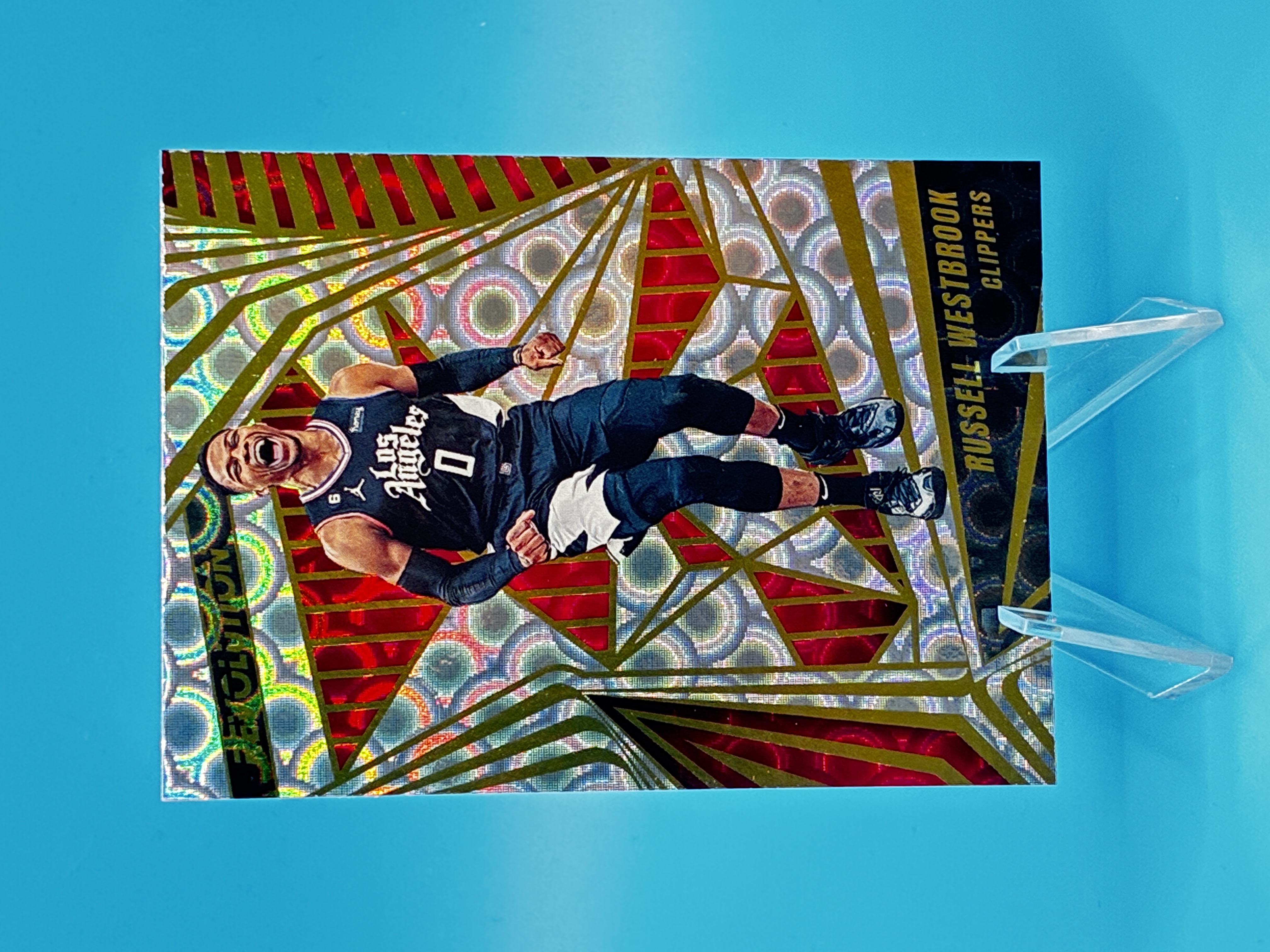 2023/2024 Panini Revolution Russell Westbrook Groove #8 Los Angeles Clippers – Vorderseite