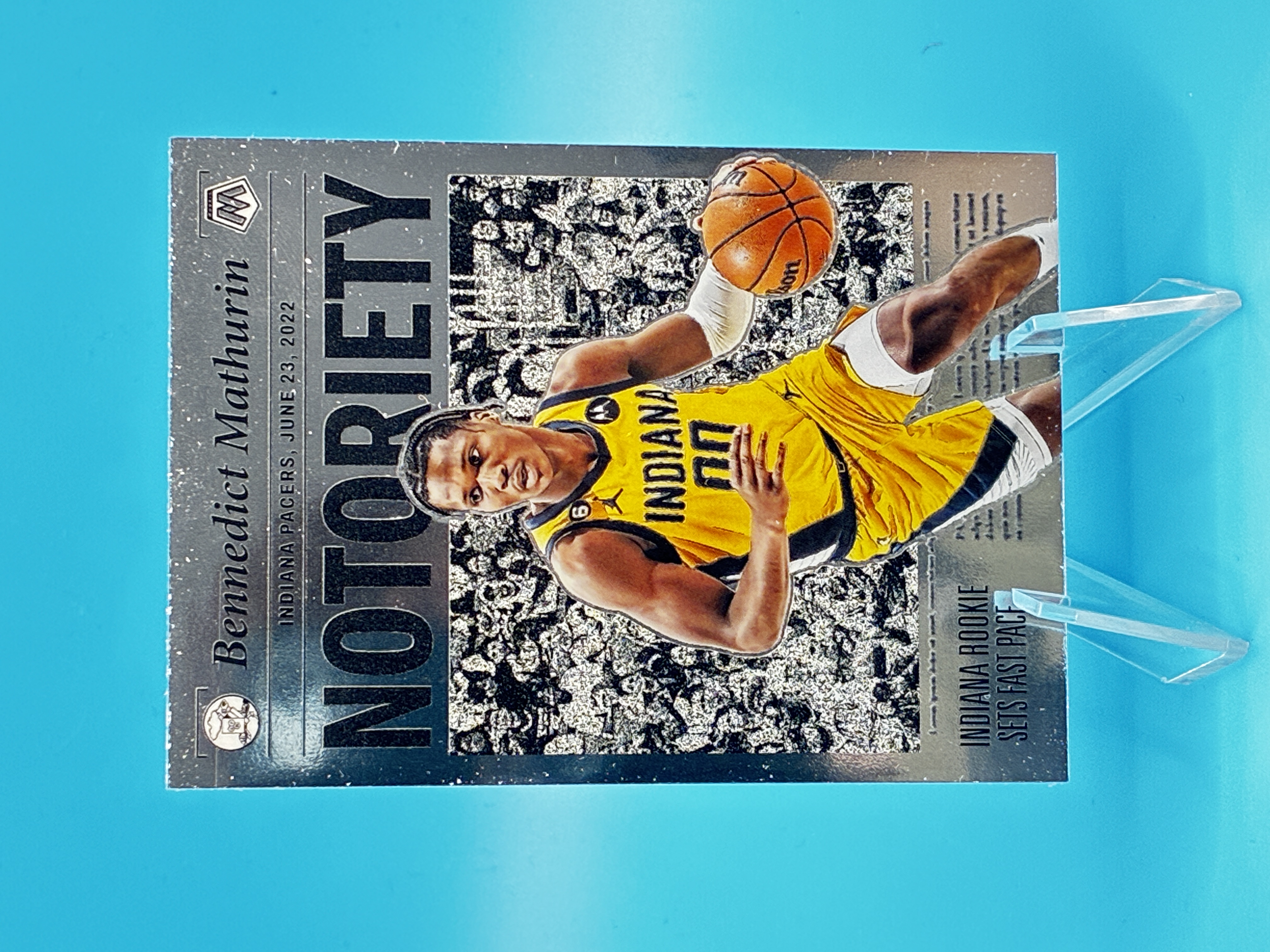 2022/2023 Panini Mosaic Bennedict Mathurin #8 Indiana Pacers – Vorderseite
