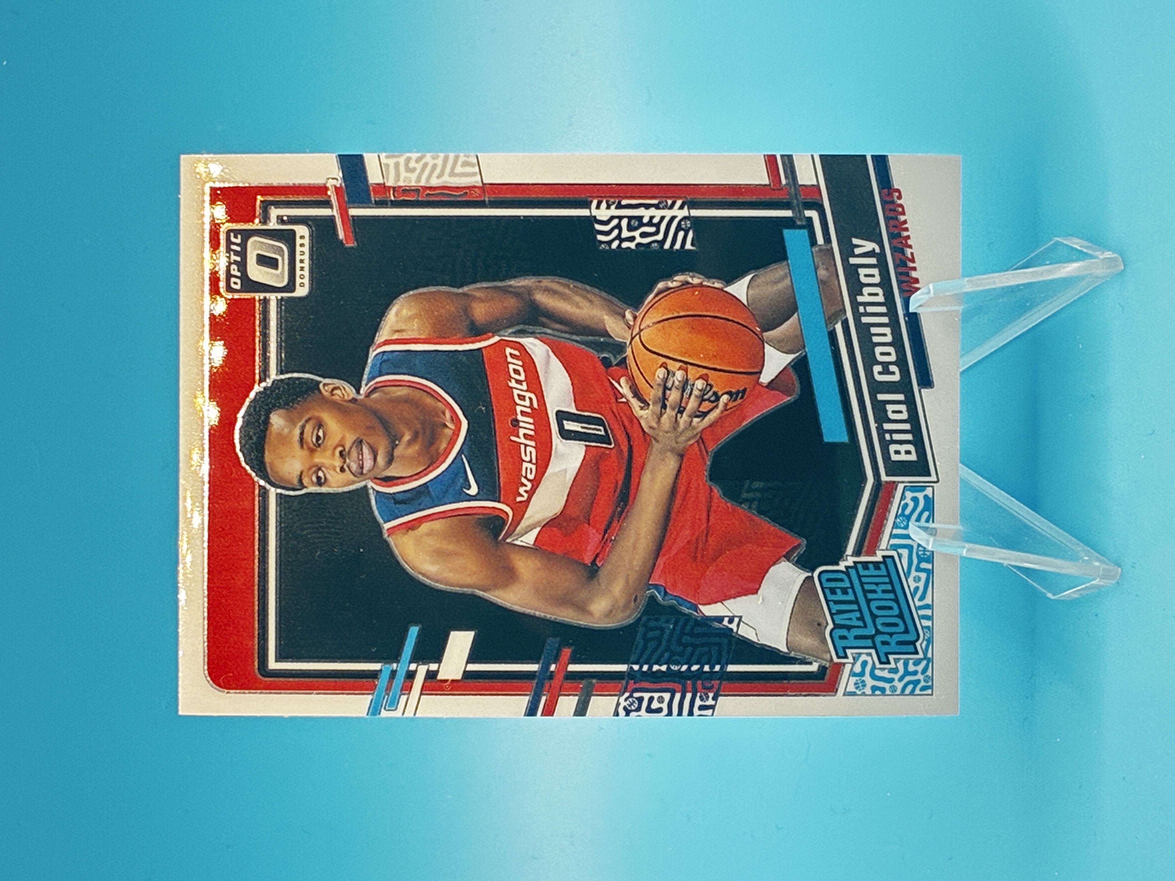 2023/2024 Panini Optic Bilal Coulibaly #243 Washington Wizards – Vorderseite