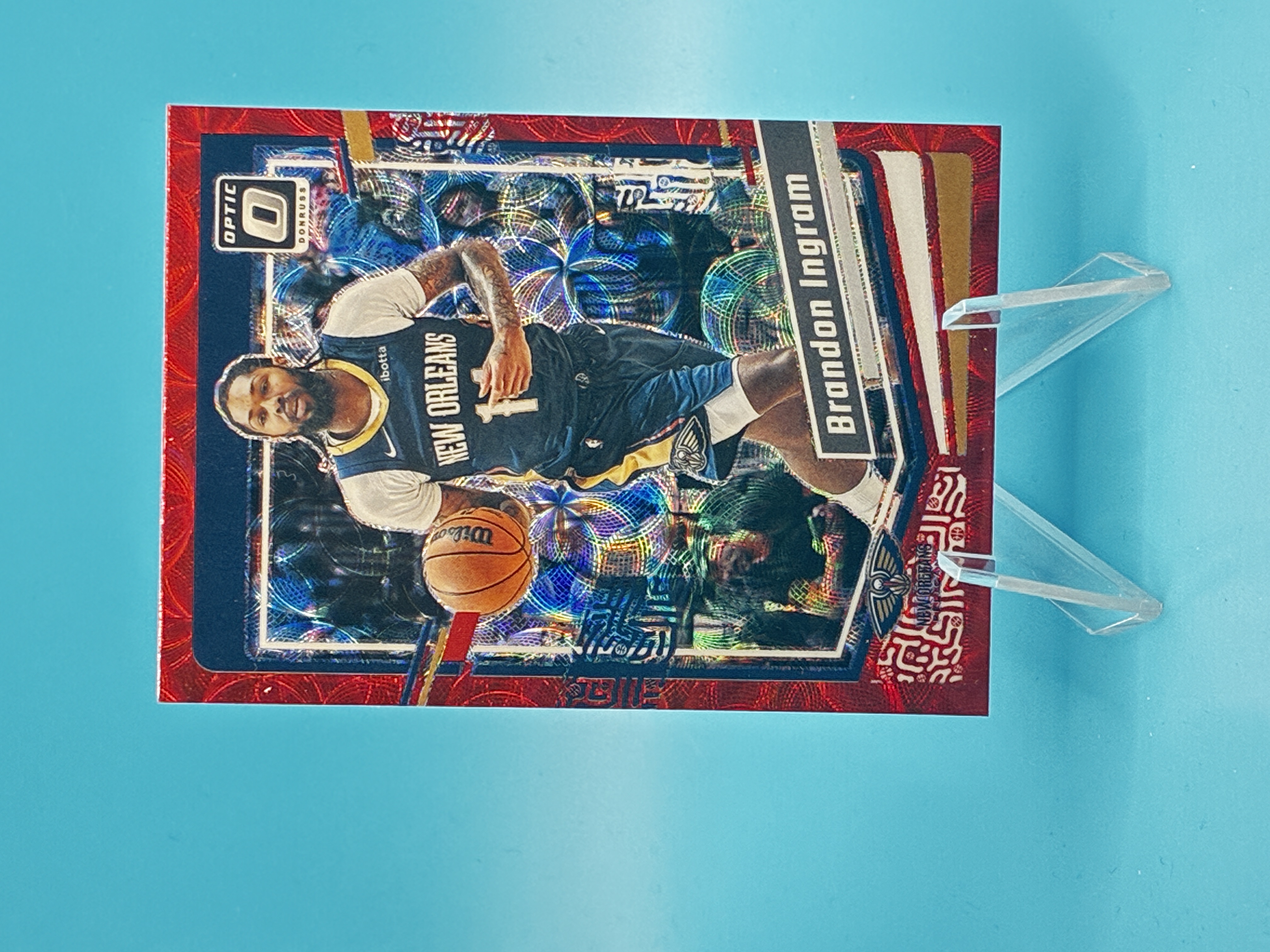 2023/2024 Panini Donruss Optic Brandon Ingram Red Choice #7 New Orleans Pelicans – Vorderseite