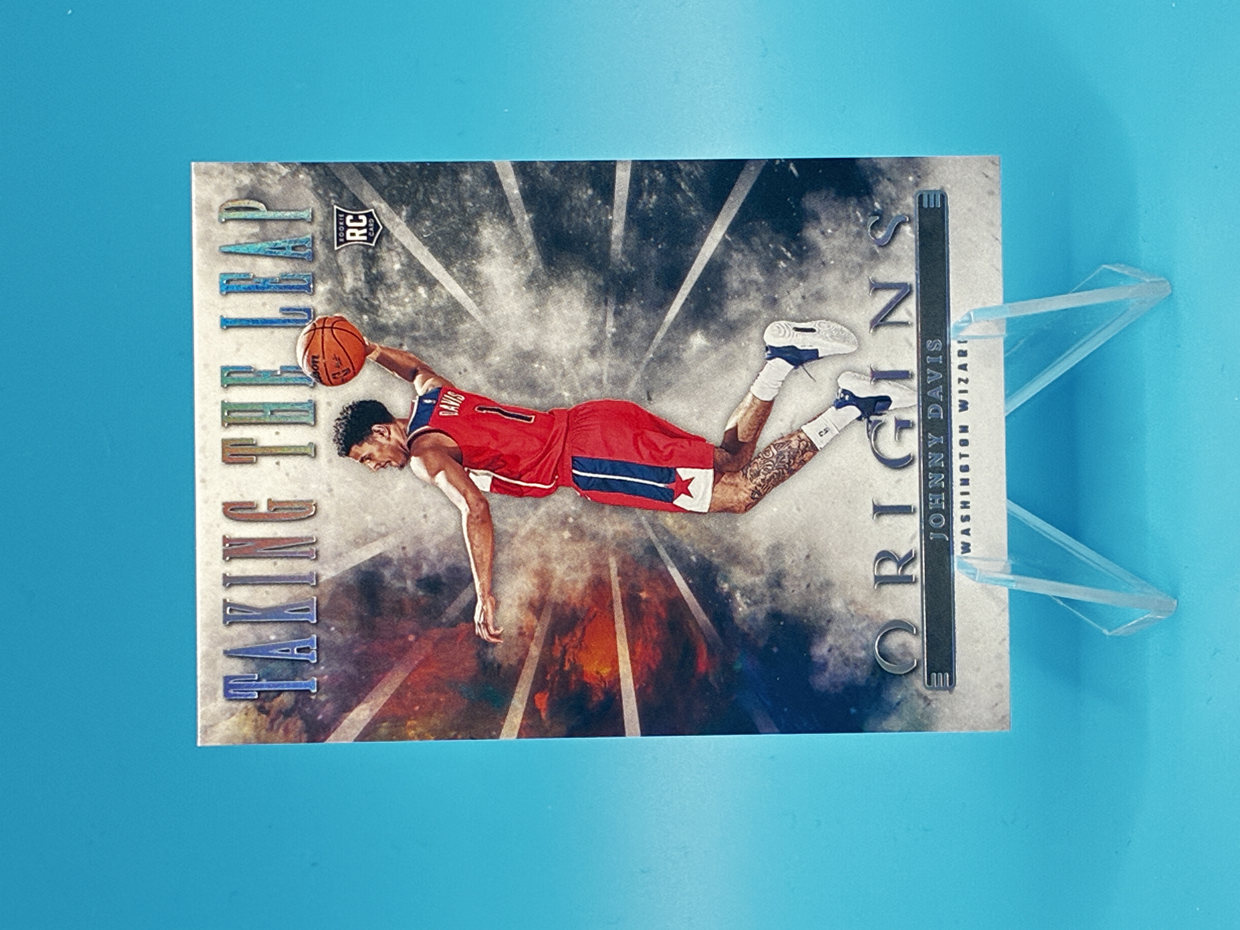 2022/2023 Panini Origins Johnny Davis Taking the Leap #12 Washington Wizards – Vorderseite