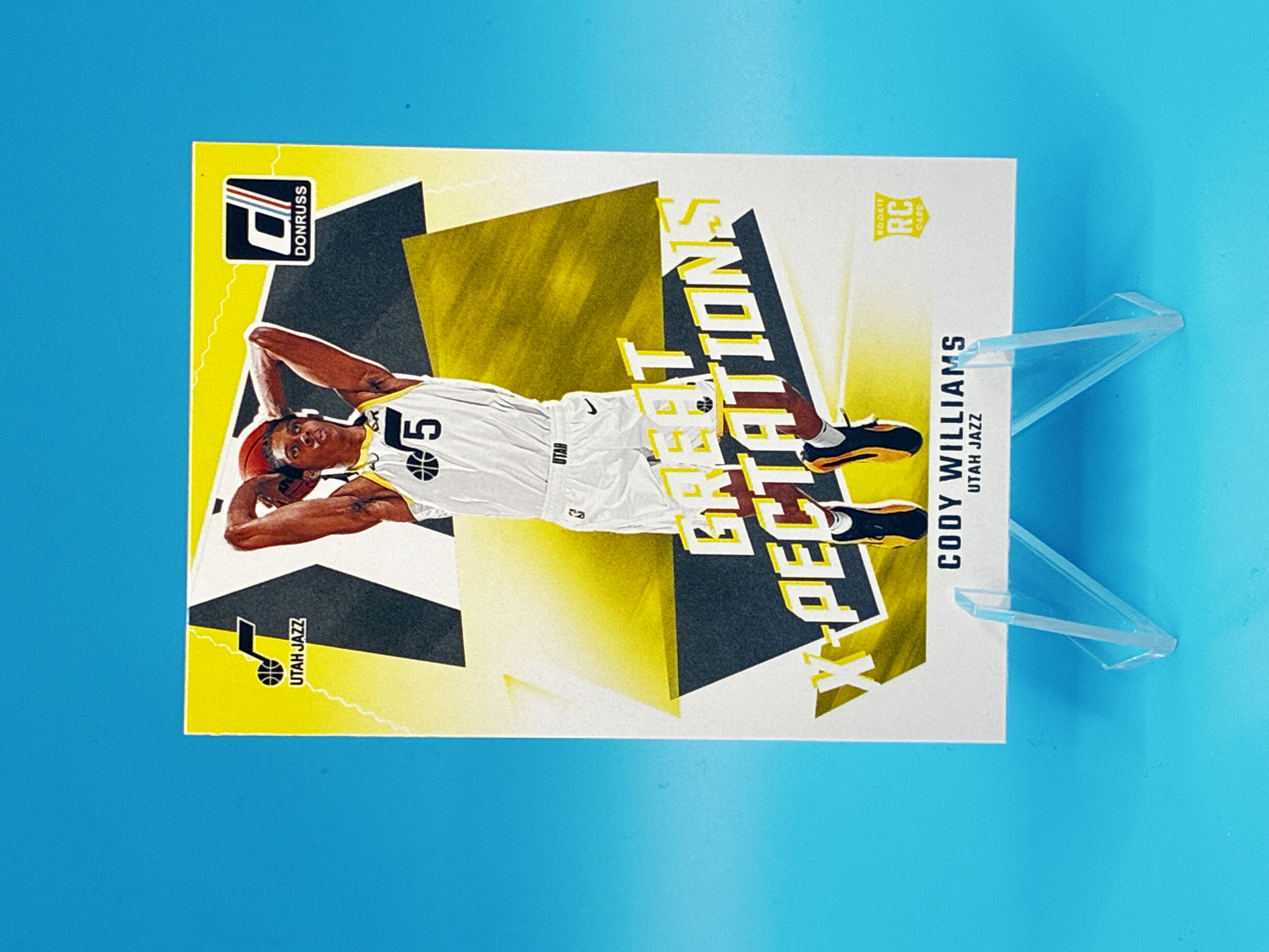2024/2025 Panini Donruss Cody Williams Great Expectations #2 Utah Jazz – Vorderseite