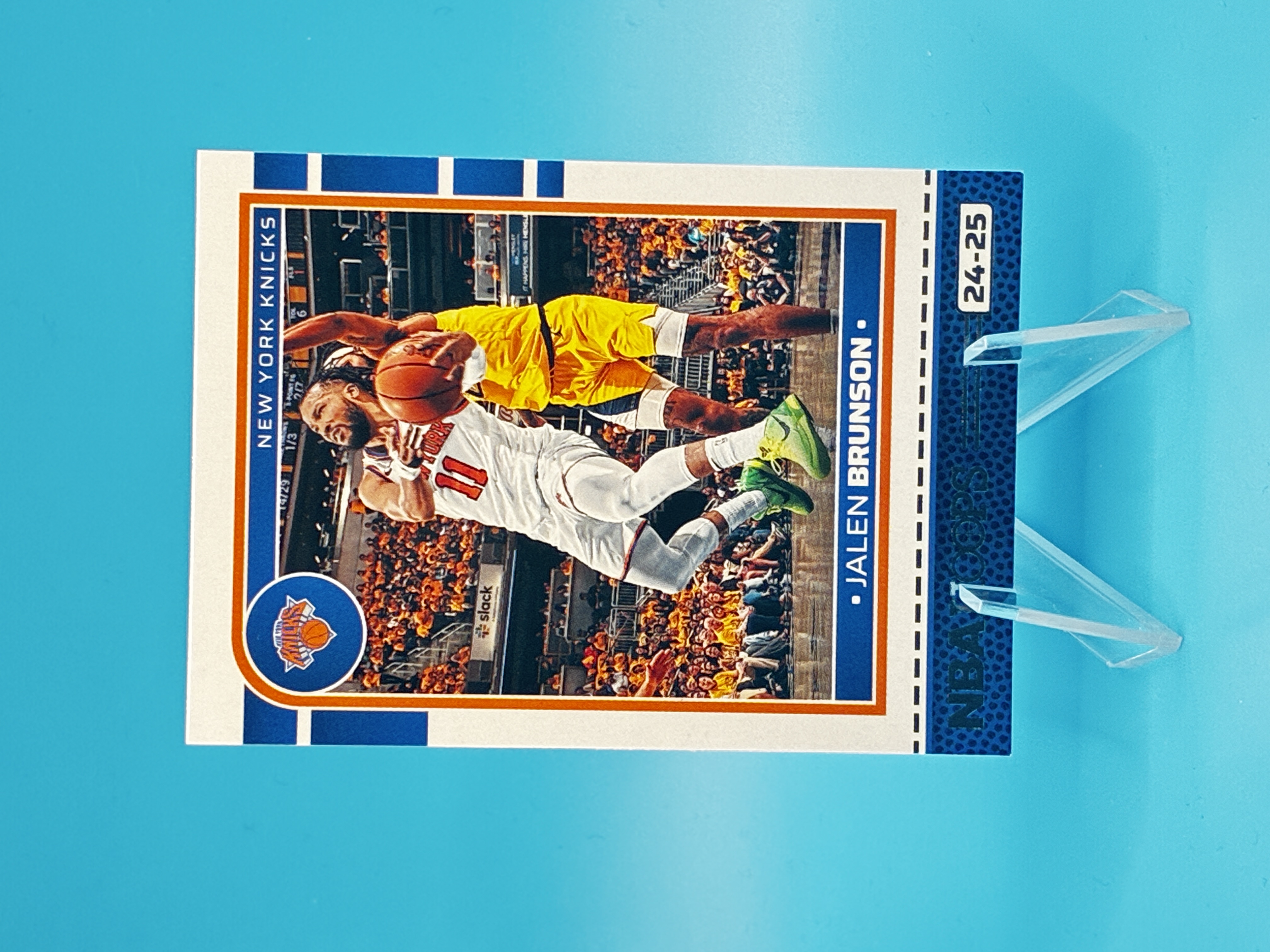 2024/2025 Panini Hoops Jalen Brunson #186 New York Knicks – Vorderseite