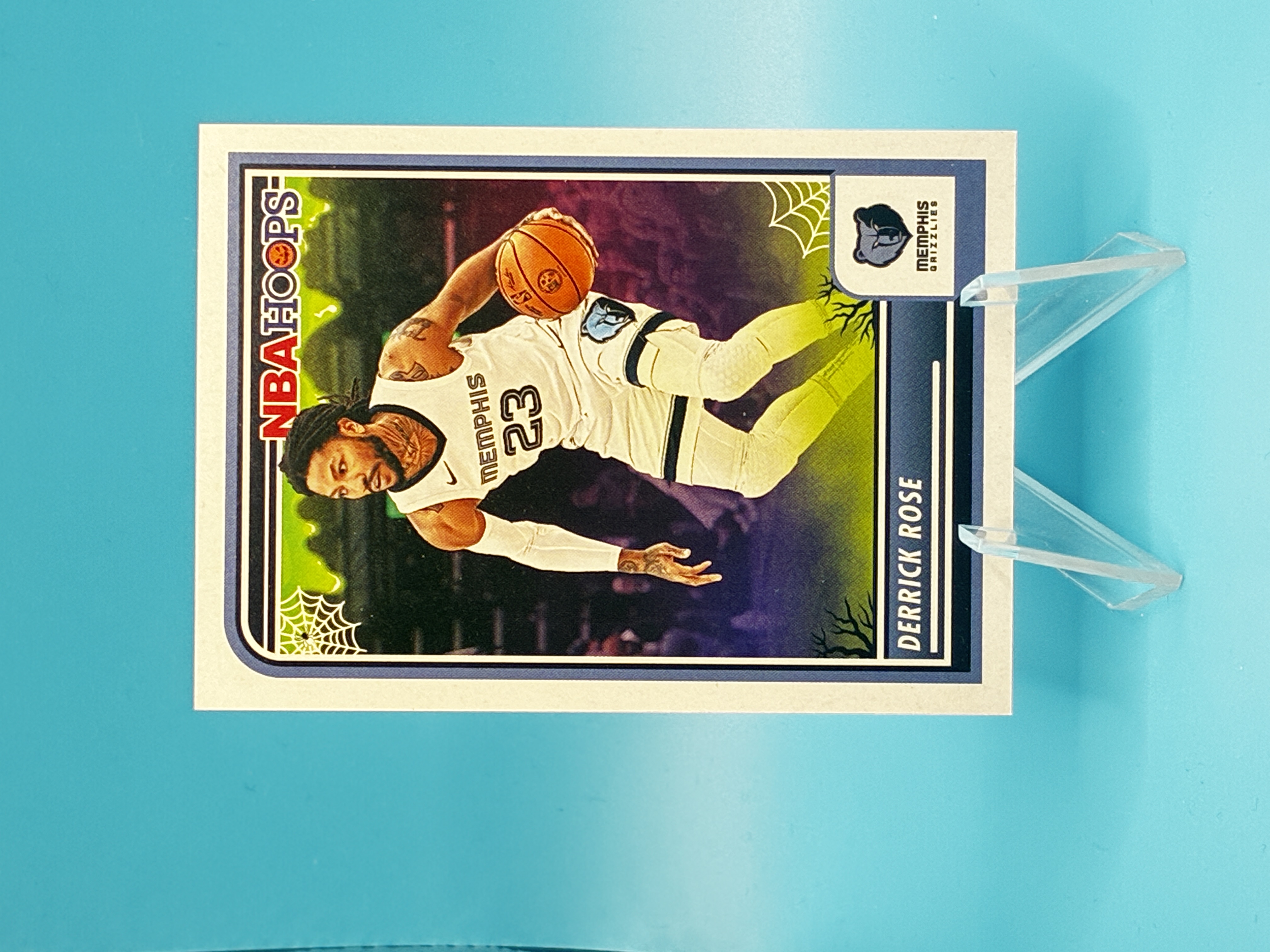 2023/2024 Panini Haunted Hoops Derrick Rose #72 Memphis Grizzlies – Vorderseite