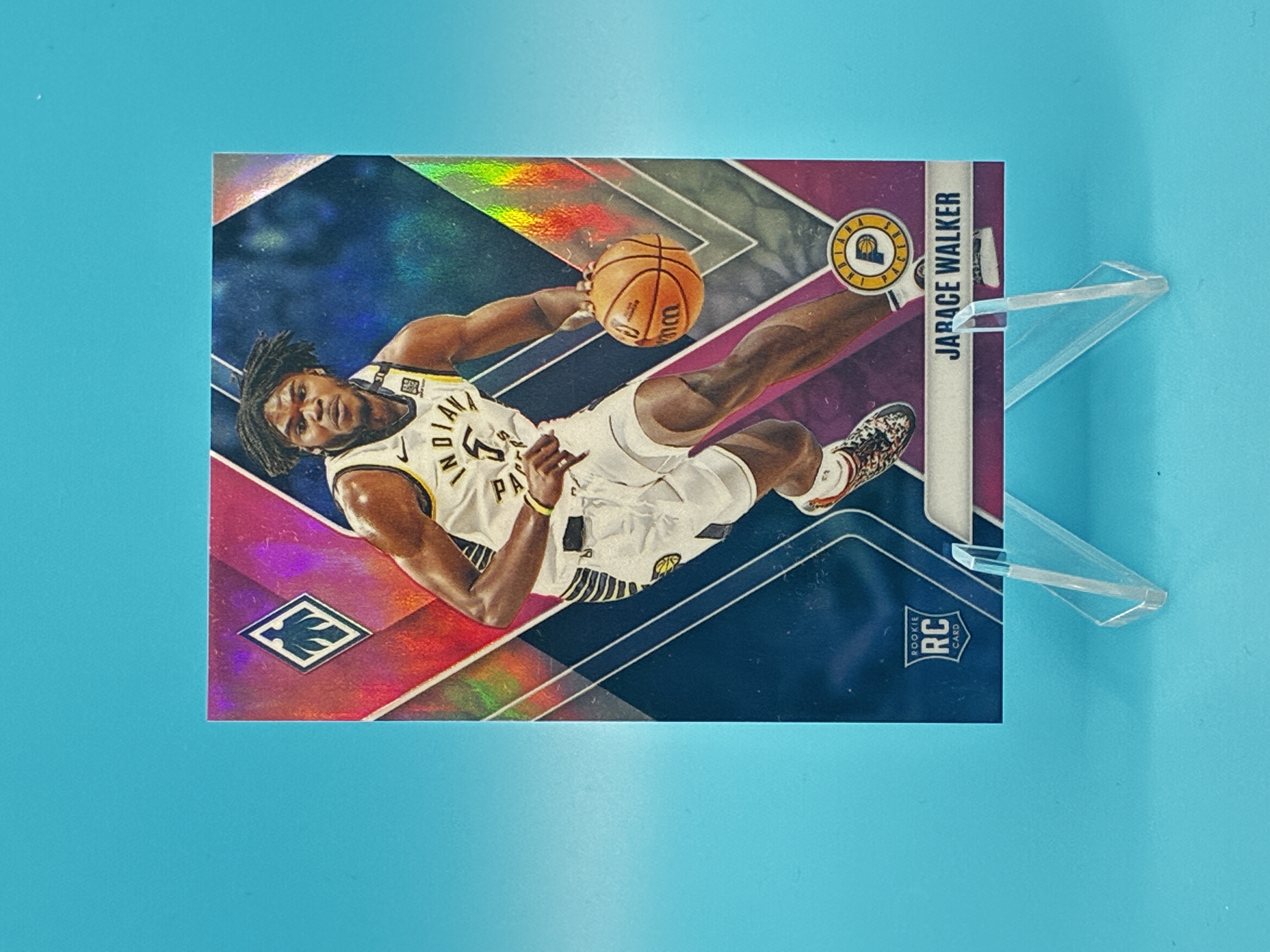 2023/2024 Panini Phoenix Jarace Walker Pink 148/175 #293 Indiana Pacers – Vorderseite
