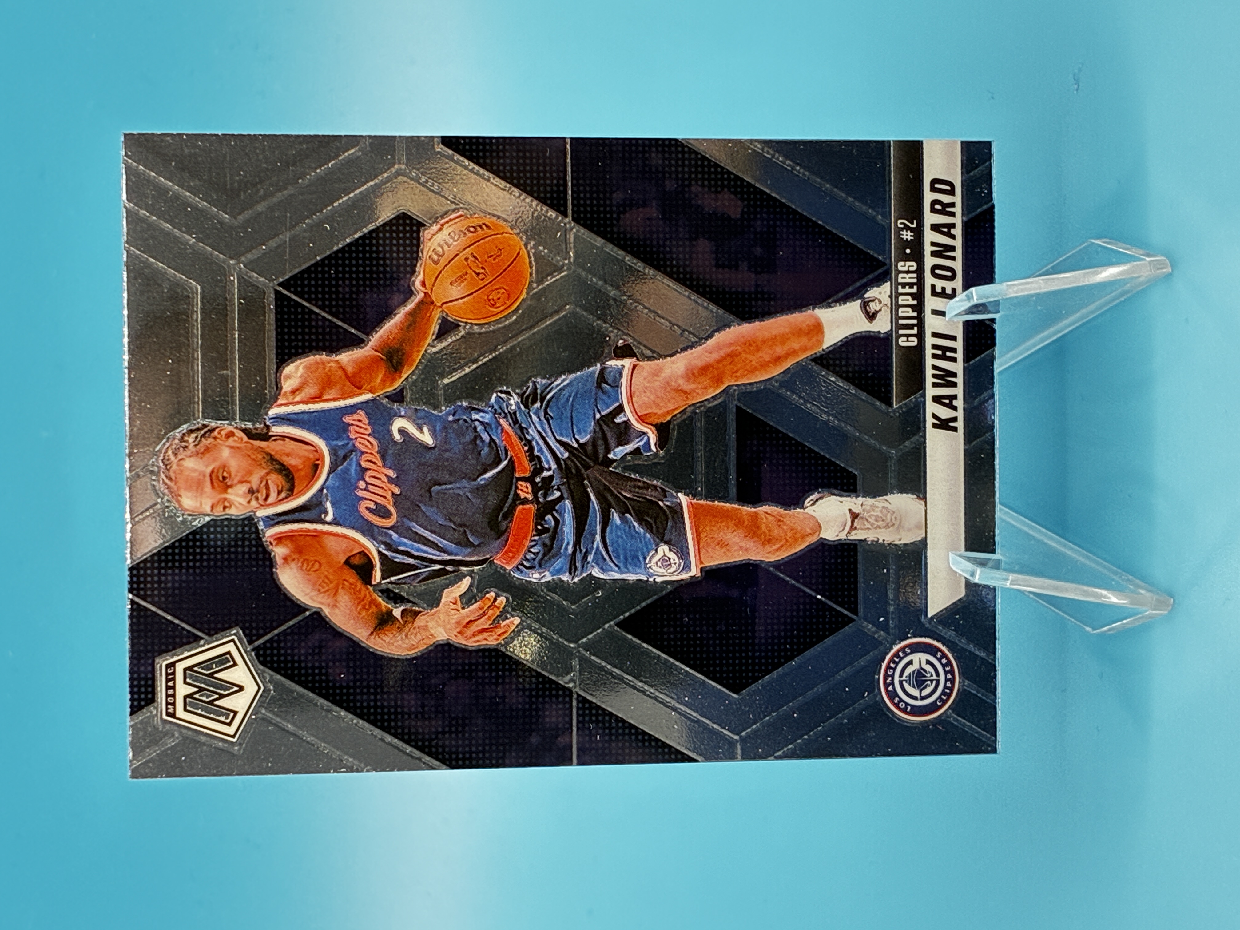 2024/2025 Panini Mosaic Kawhi Leonard #7 Los Angeles Clippers – Vorderseite